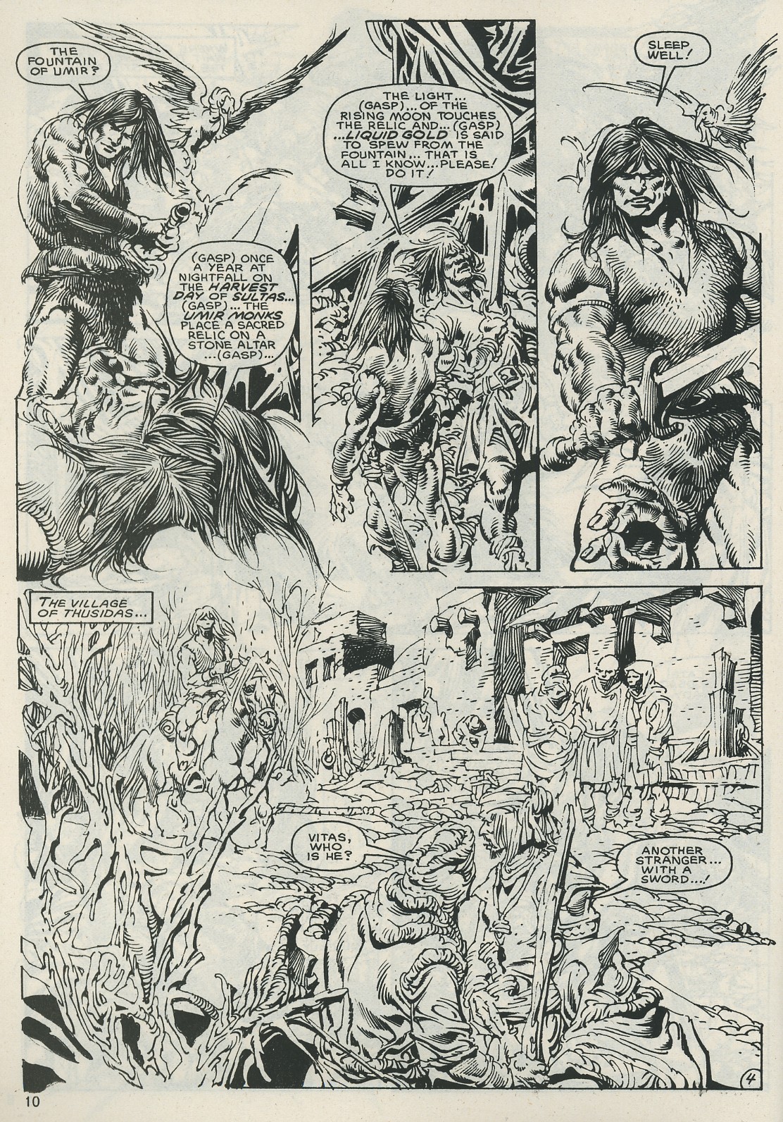 Read online The Savage Sword Of Conan comic -  Issue #121 - 10