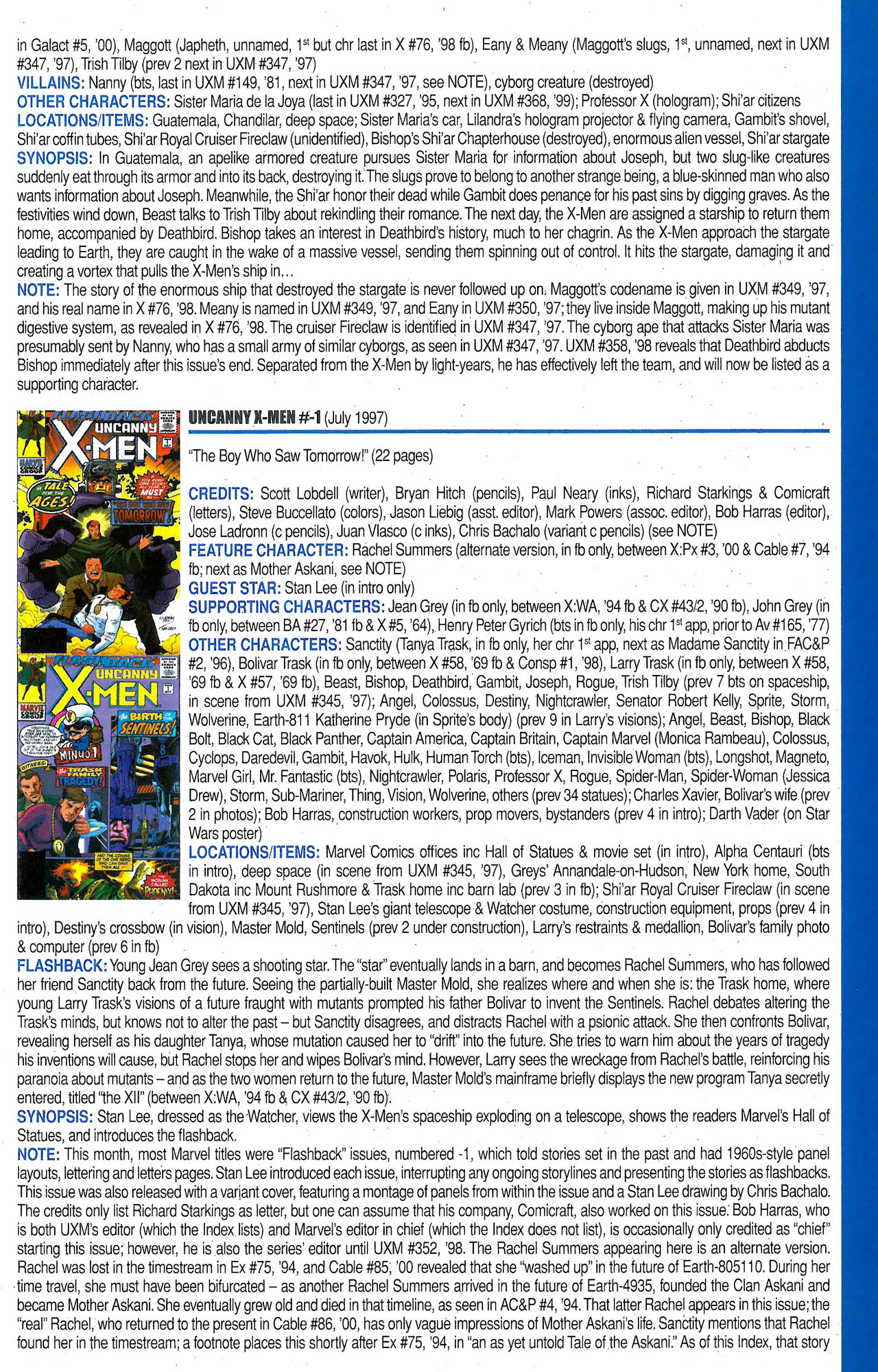 Read online Official Index to the Marvel Universe comic -  Issue #9 - 49