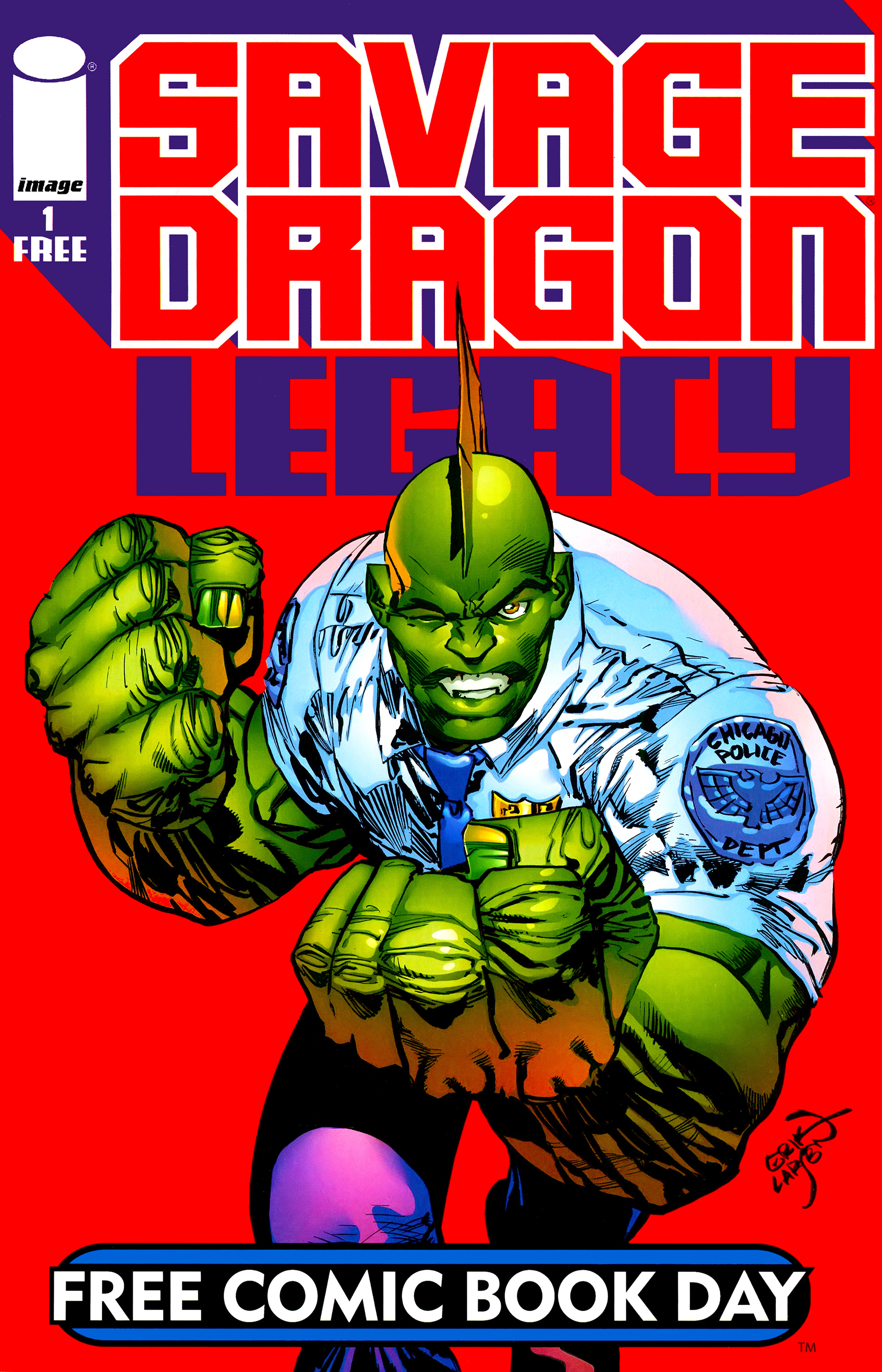 Read online Free Comic Book Day 2015 comic -  Issue # Savage Dragon Legacy - 1