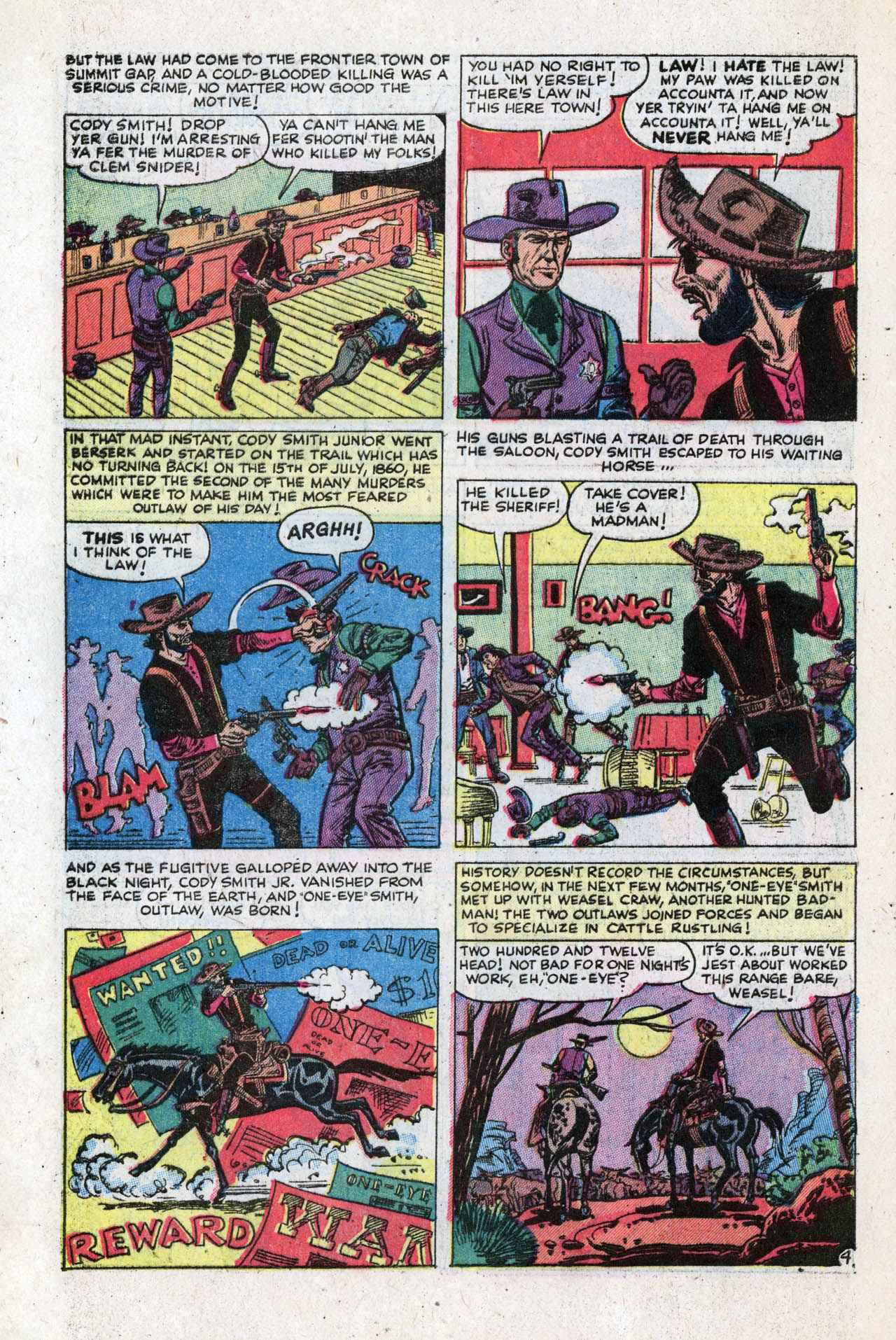 Read online Western Outlaws and Sheriffs comic -  Issue #69 - 6