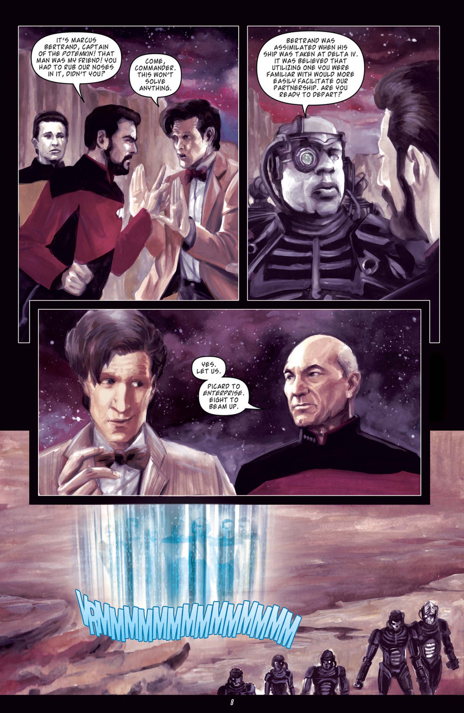 Read online Star Trek: The Next Generation/Doctor Who: Assimilation² comic -  Issue #6 - 11