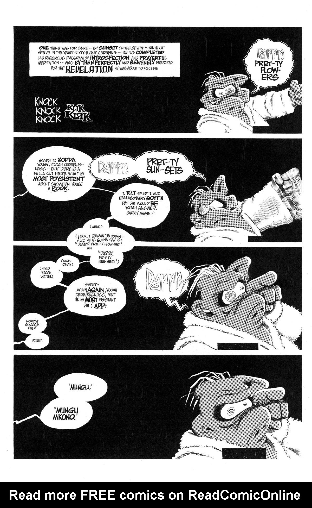 Read online Cerebus comic -  Issue #279 - 20