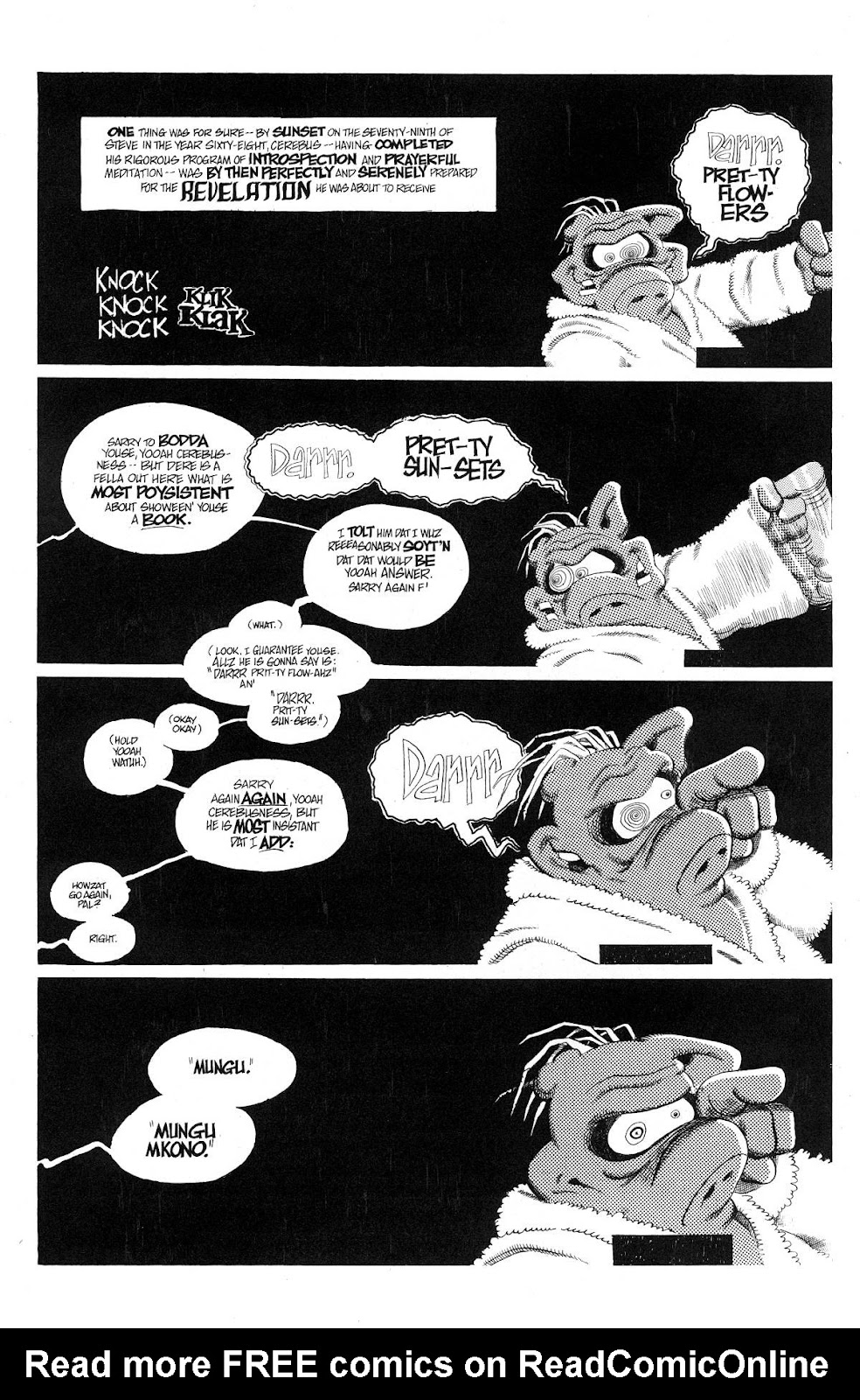 Cerebus Issue #279 #278 - English 20 Cerebus Issue #279 #278 - English 20