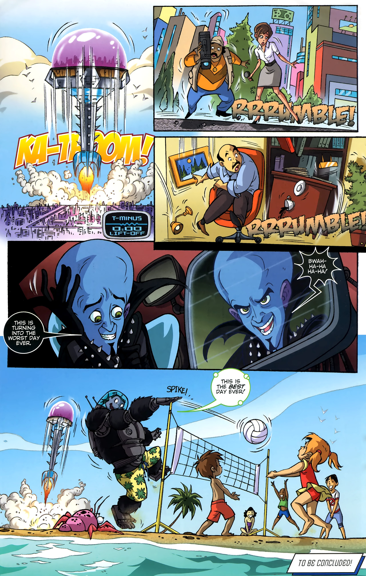 Read online Megamind: Bad. Blue. Brilliant. comic -  Issue #3 - 26