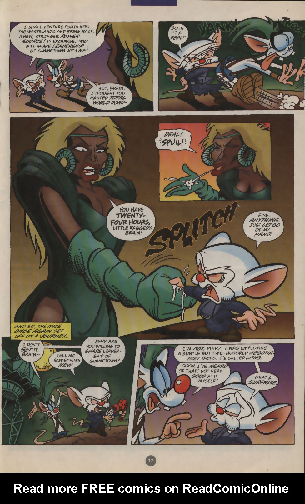 Read online Pinky and The Brain comic -  Issue #10 - 14