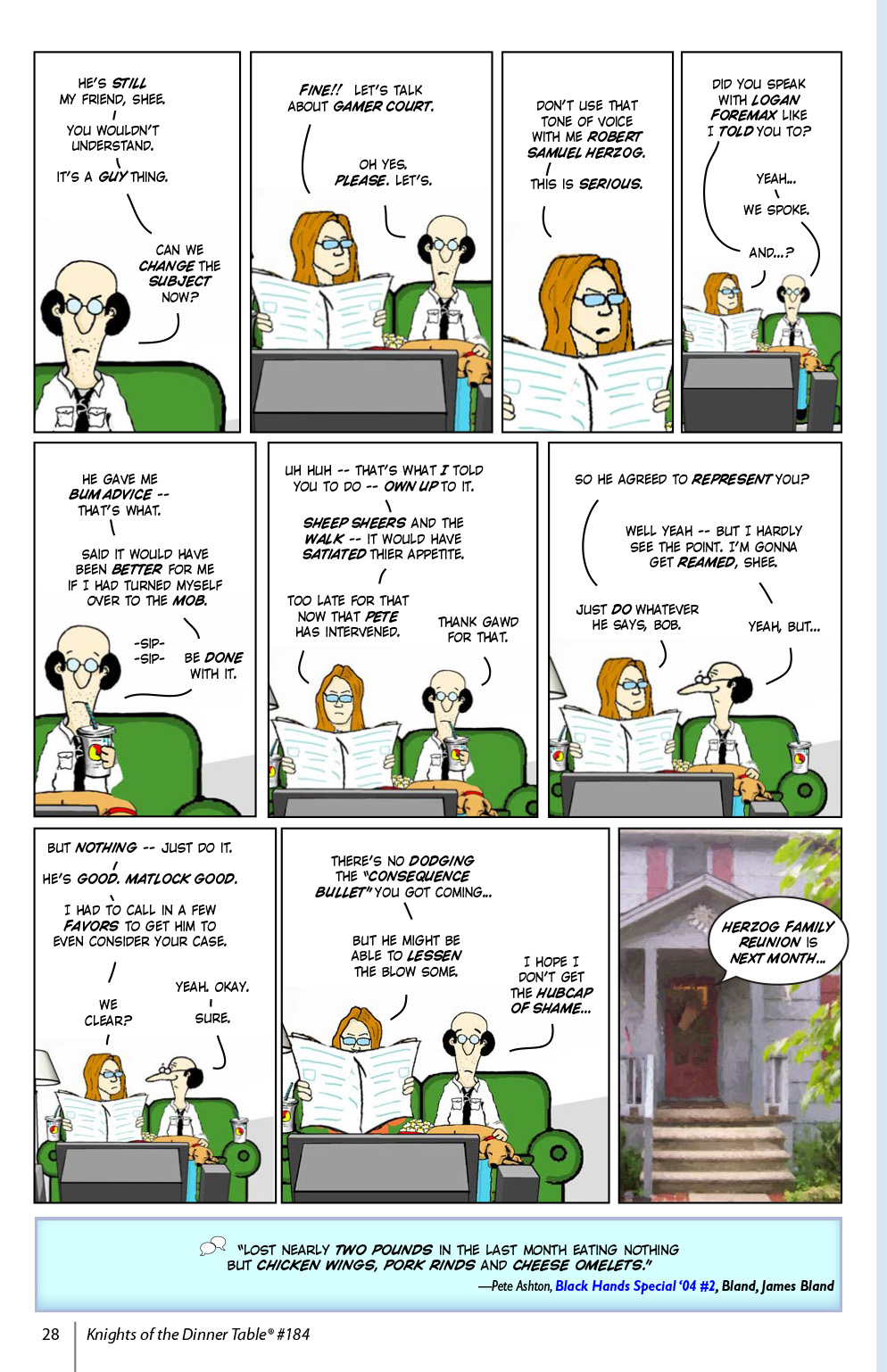 Read online Knights of the Dinner Table comic -  Issue #184 - 30