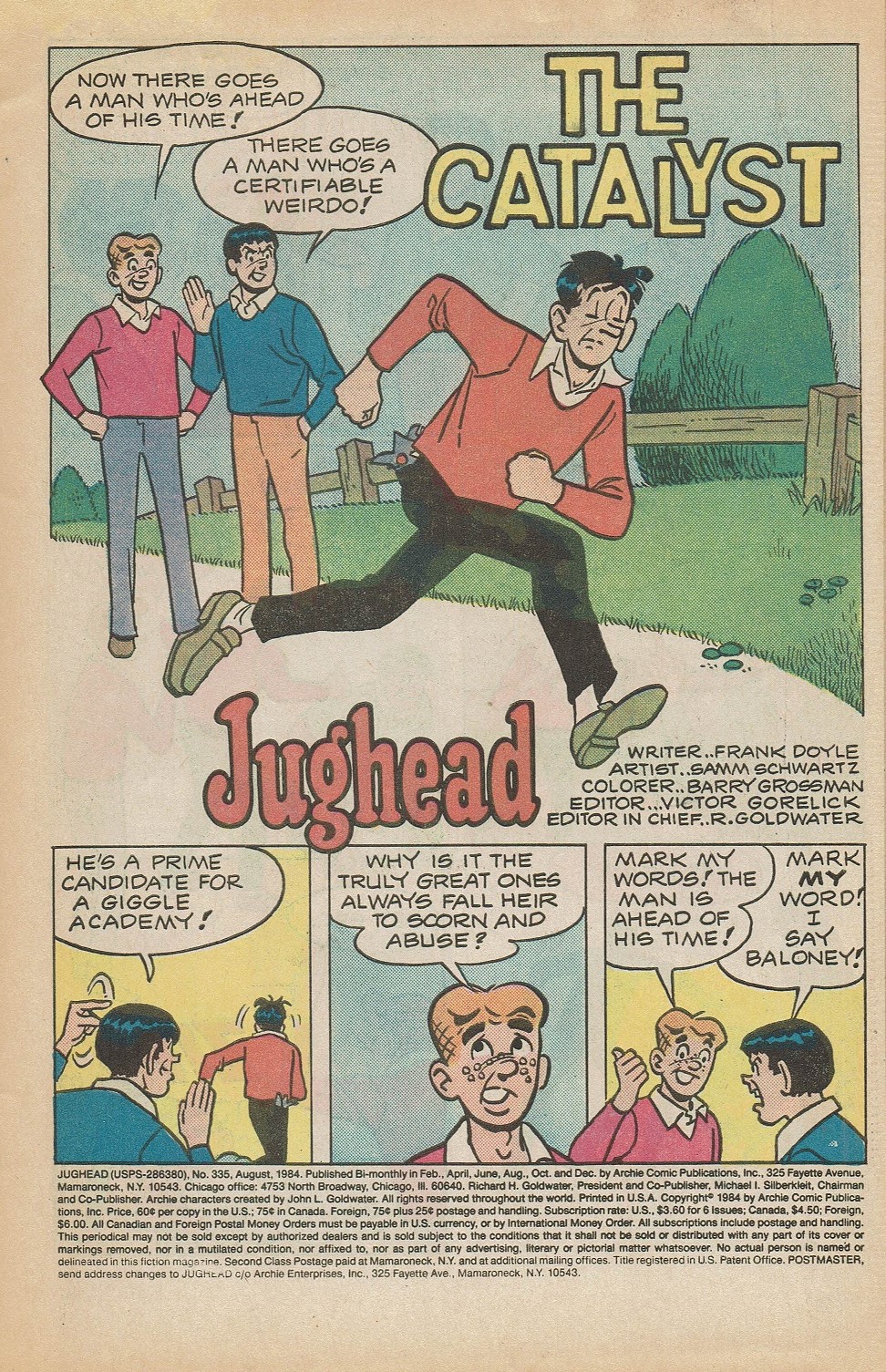 Read online Jughead (1965) comic -  Issue #335 - 3