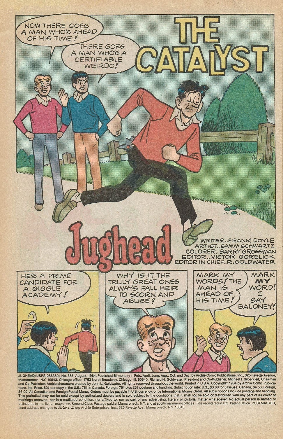 Read online Jughead (1965) comic -  Issue #335 - 3