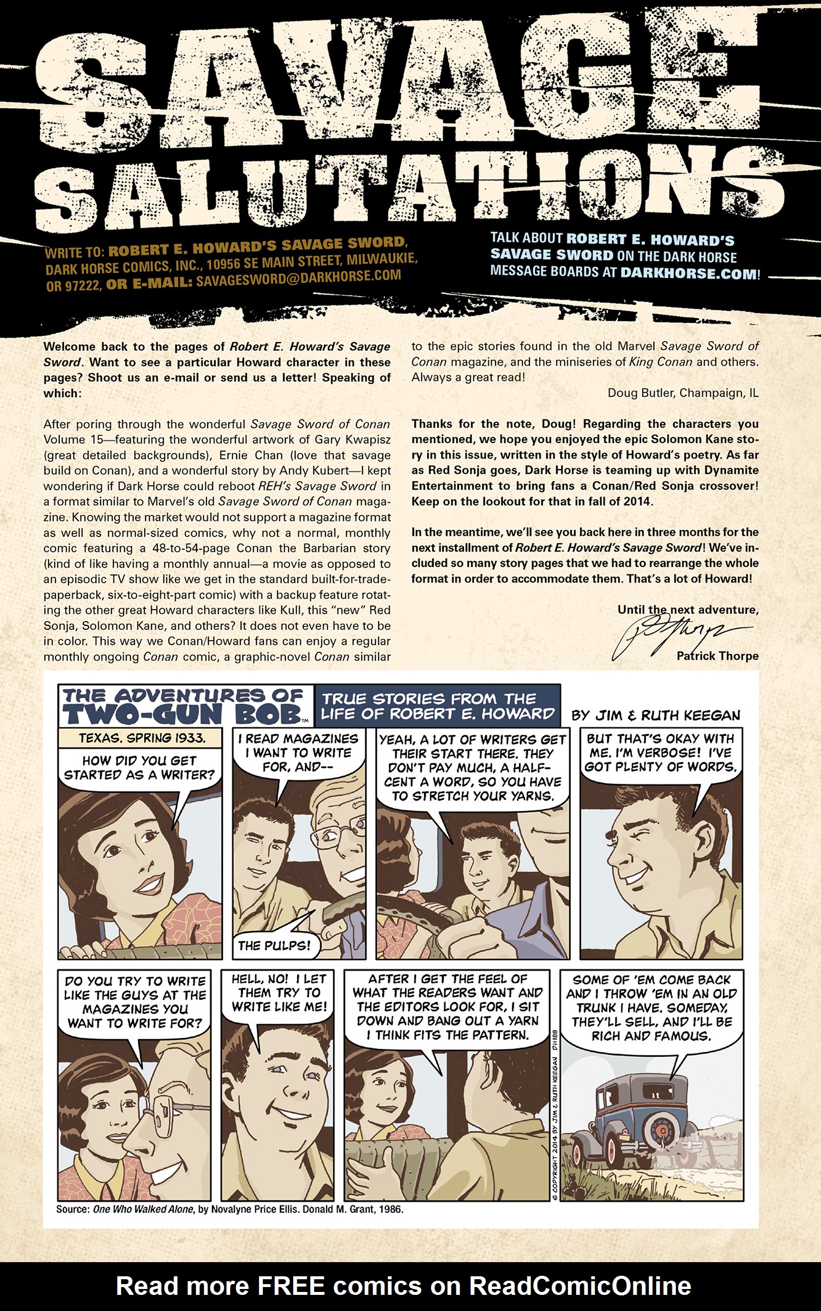 Read online Robert E. Howard's Savage Sword comic -  Issue #8 - 83