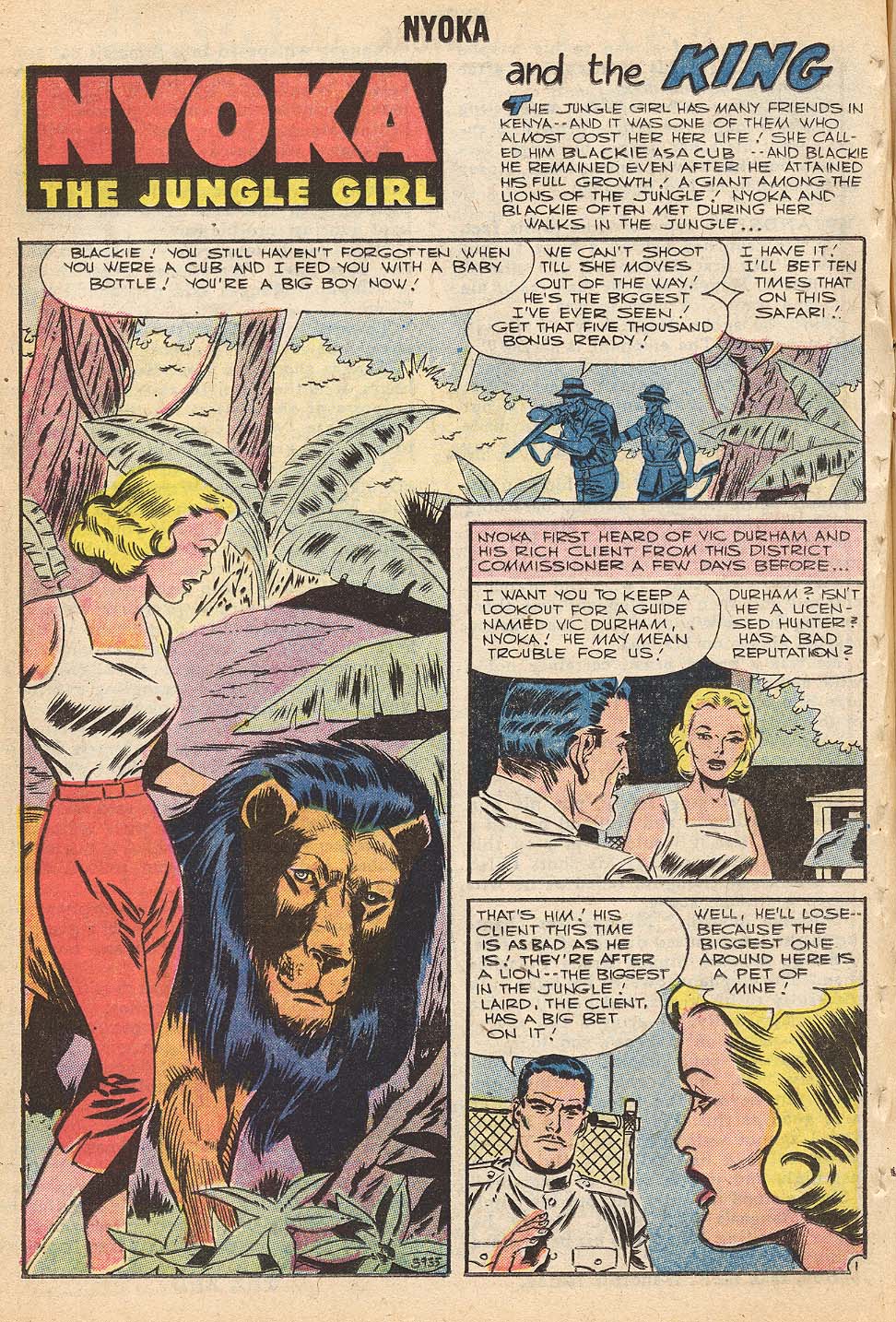 Read online Nyoka the Jungle Girl (1955) comic -  Issue #18 - 20