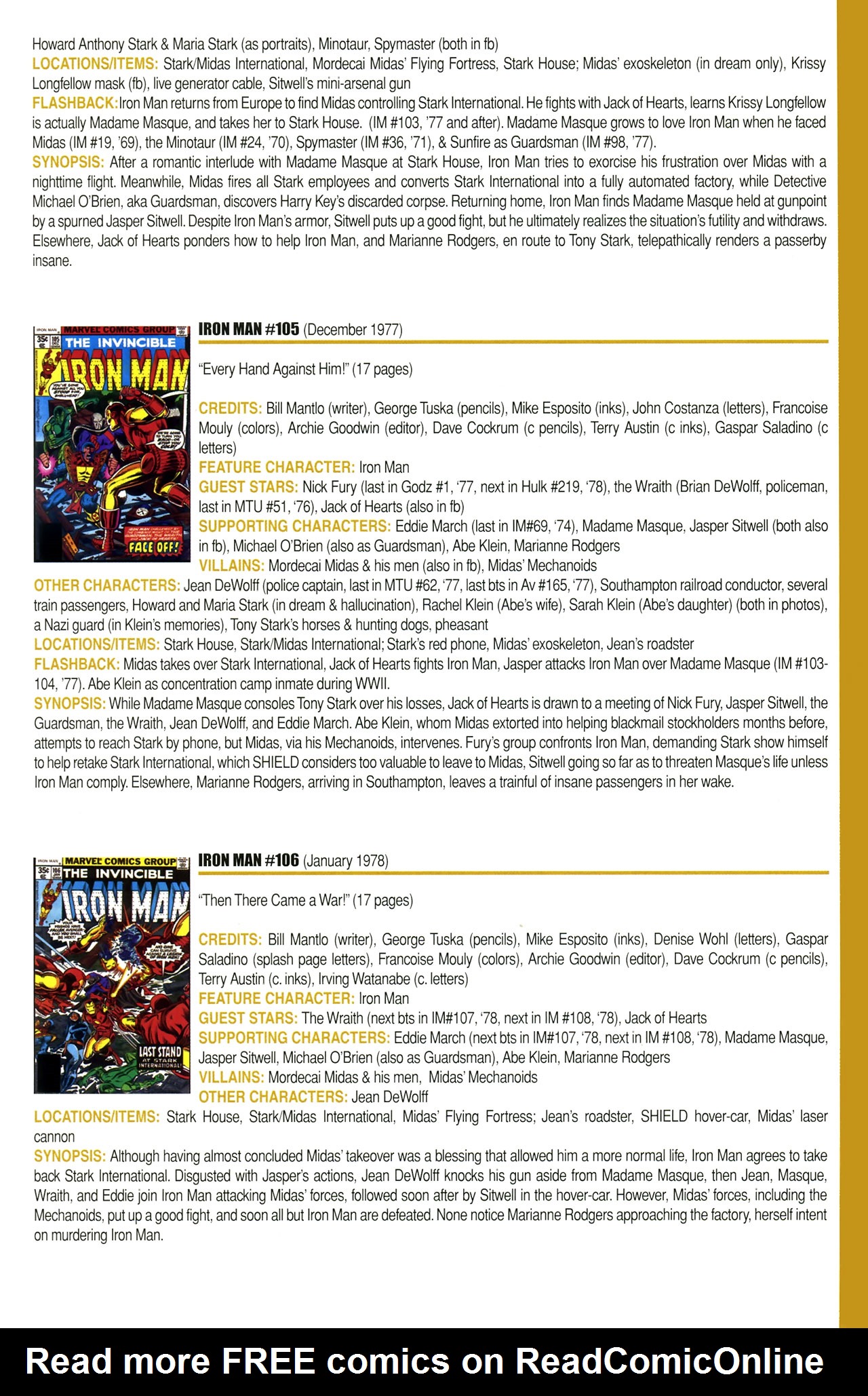 Read online Official Index to the Marvel Universe comic -  Issue #4 - 41