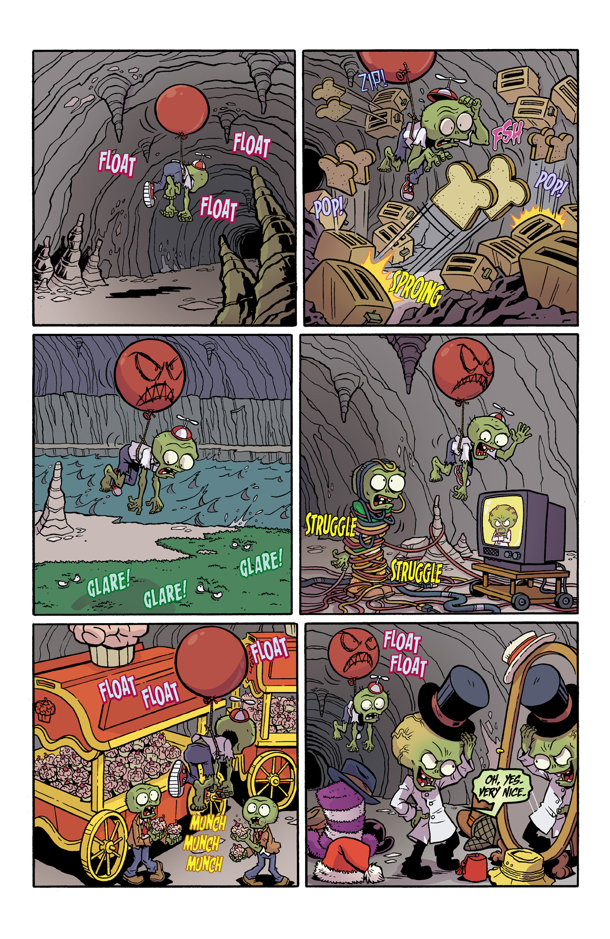 Read online Plants vs. Zombies: Boom Boom Mushroom comic -  Issue #11 - 17