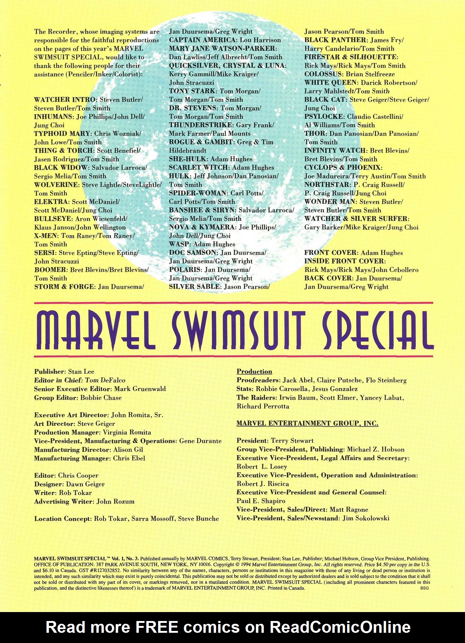 Read online Marvel Swimsuit Special comic -  Issue #3 - 3