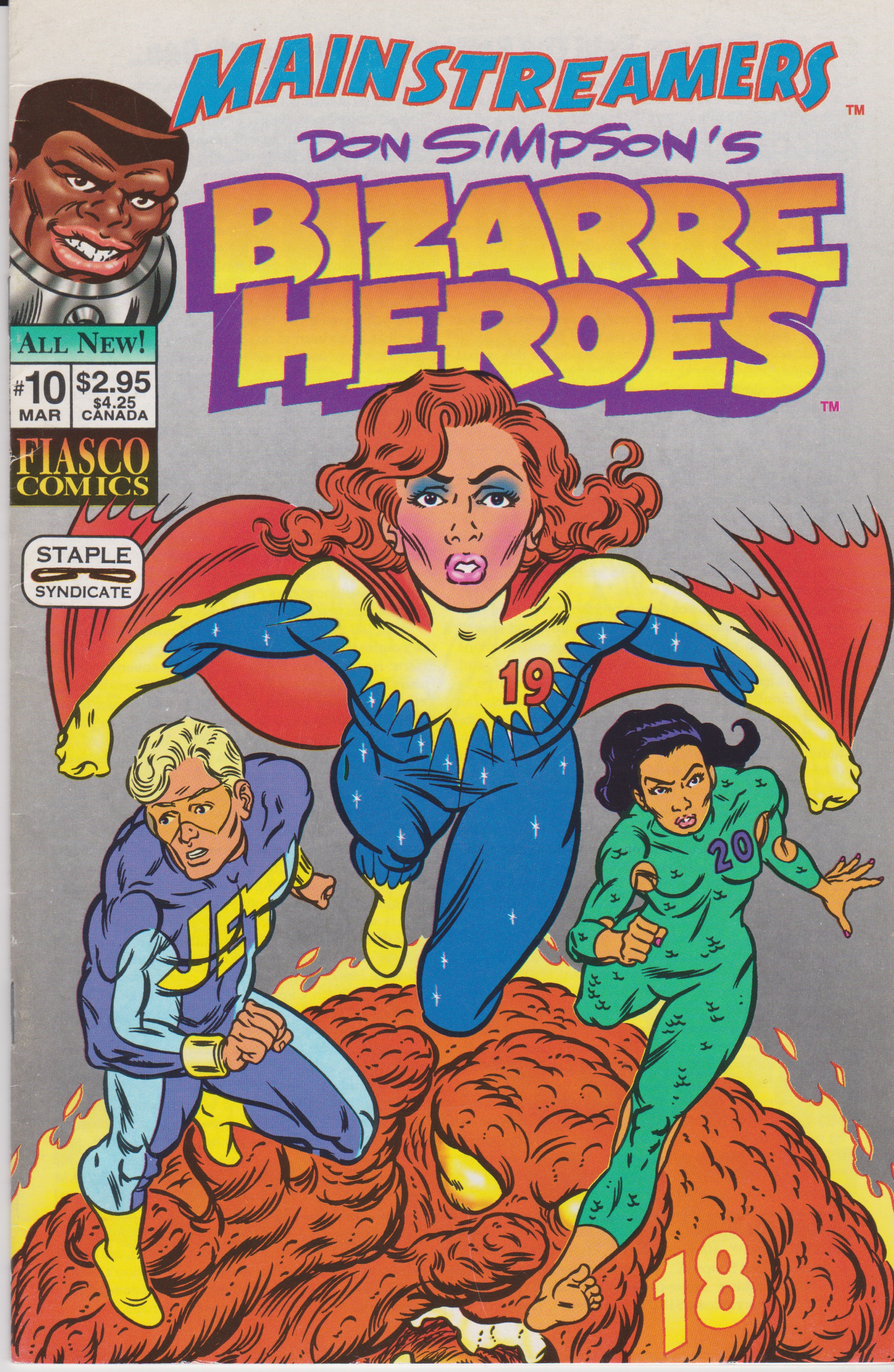 Read online Don Simpson's Bizarre Heroes comic -  Issue #10 - 1