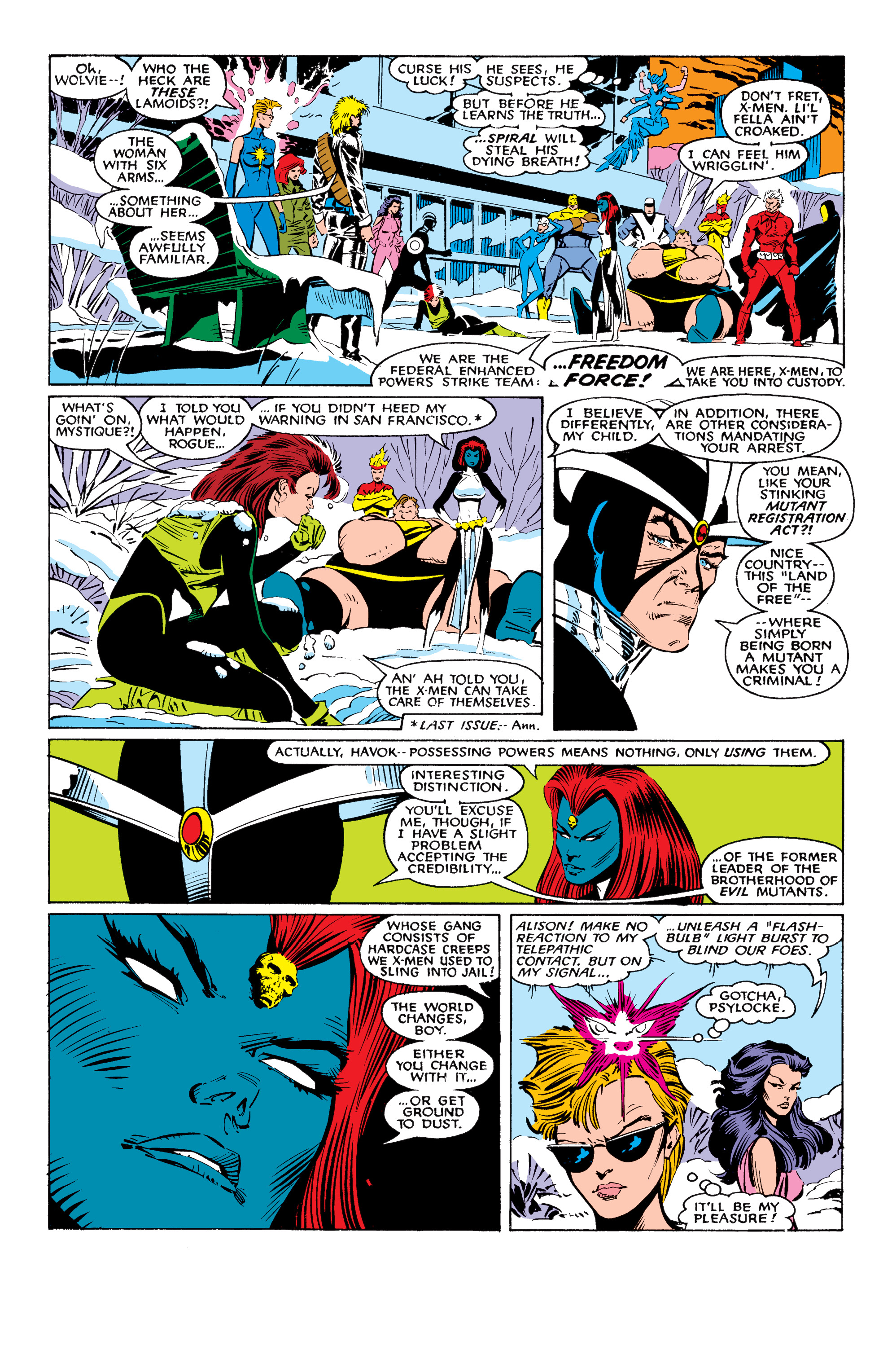 Read online X-Men Milestones: Fall of the Mutants comic -  Issue # TPB (Part 1) - 20