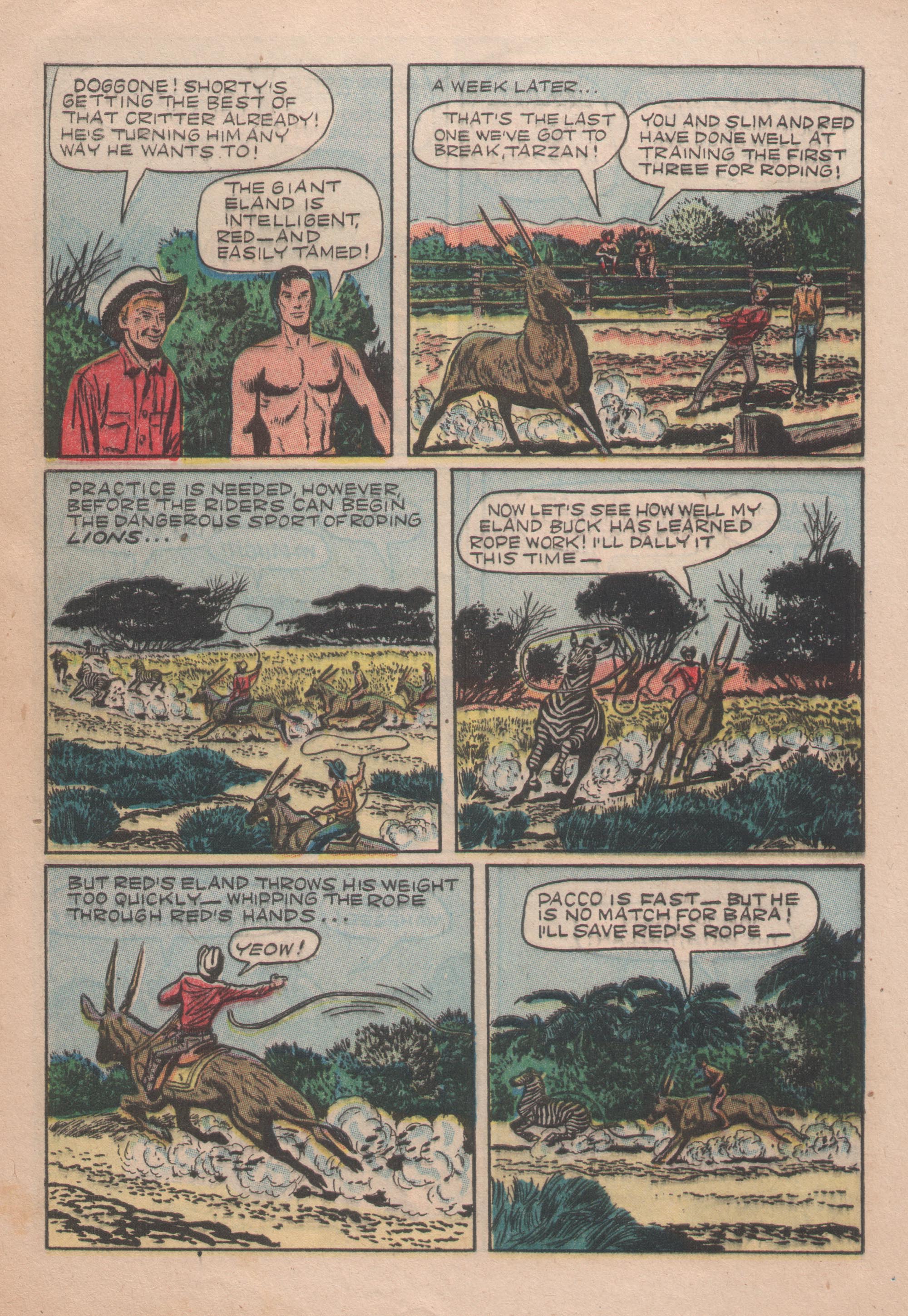 Read online Tarzan (1948) comic -  Issue #33 - 8