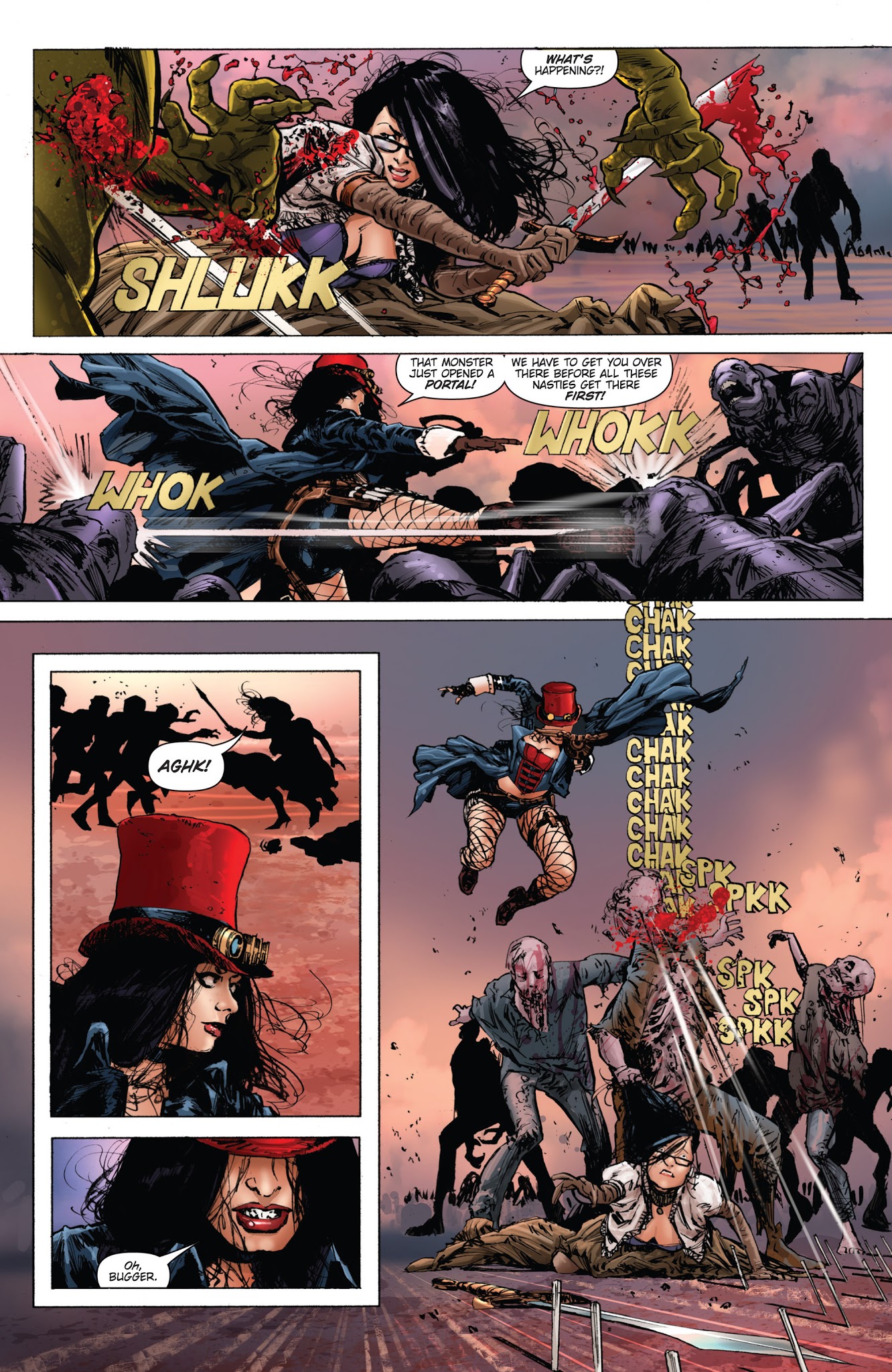 Read online Grimm Fairy Tales presents Hunters: The Shadowlands comic -  Issue # TPB - 105
