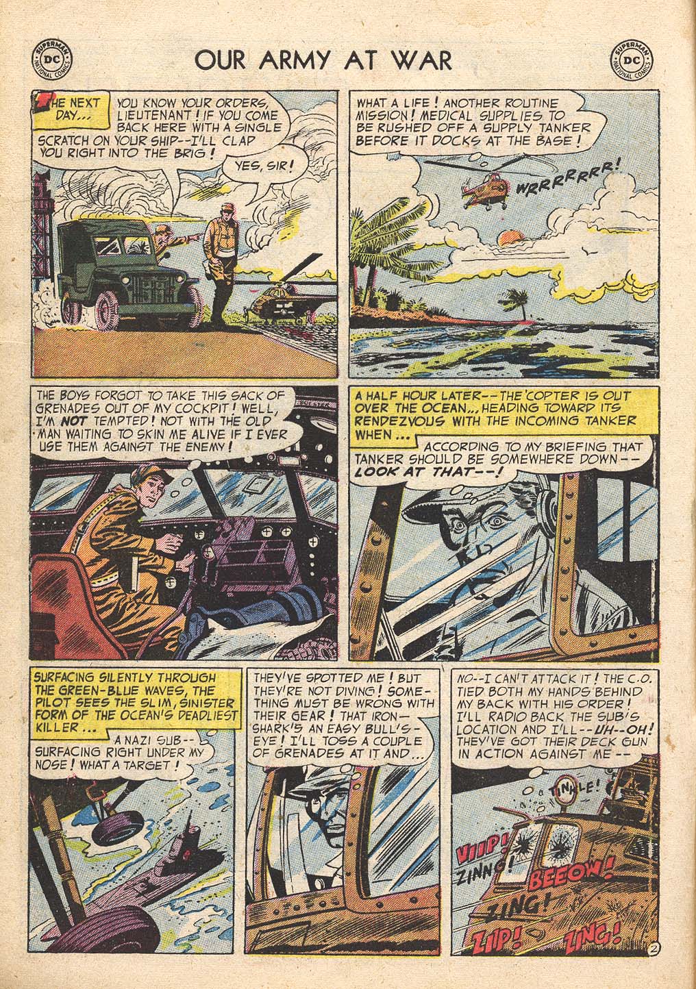 Read online Our Army at War (1952) comic -  Issue #18 - 4