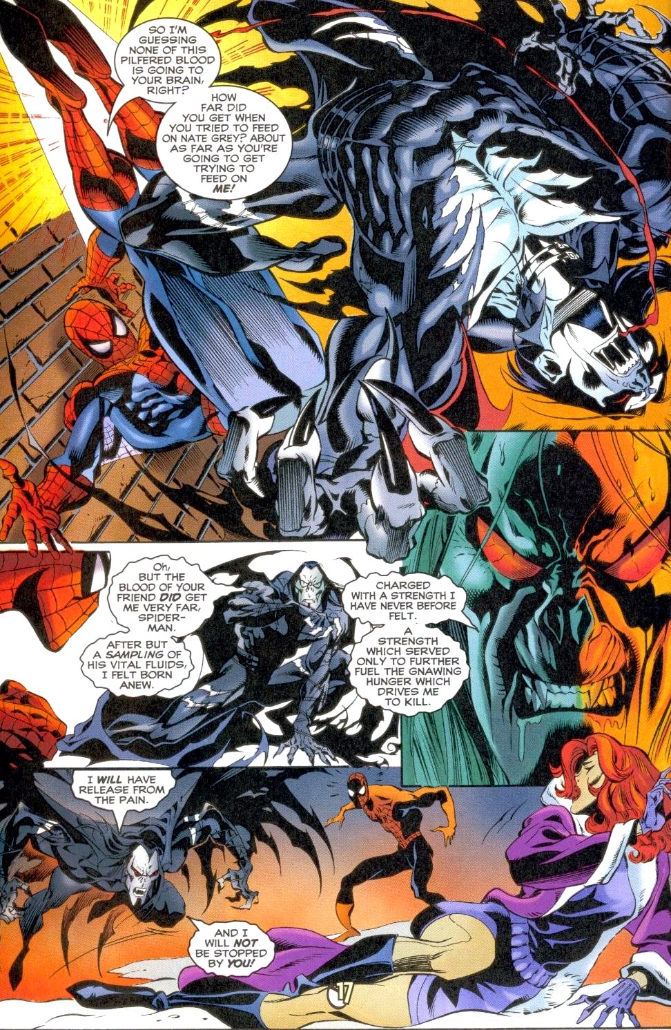 Read online Spider-Man (1990) comic -  Issue #77 - The Vampire's Kiss - 18