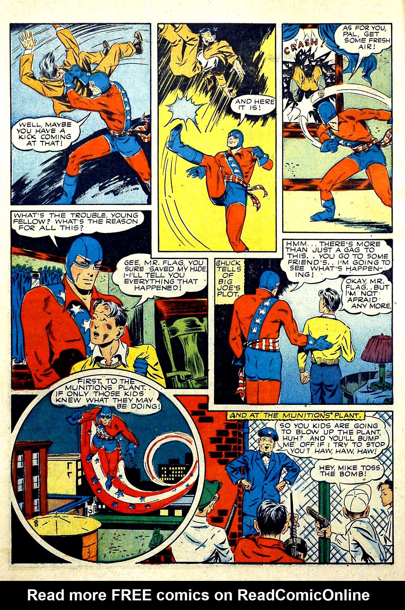 Read online Our Flag Comics comic -  Issue #3 - 9