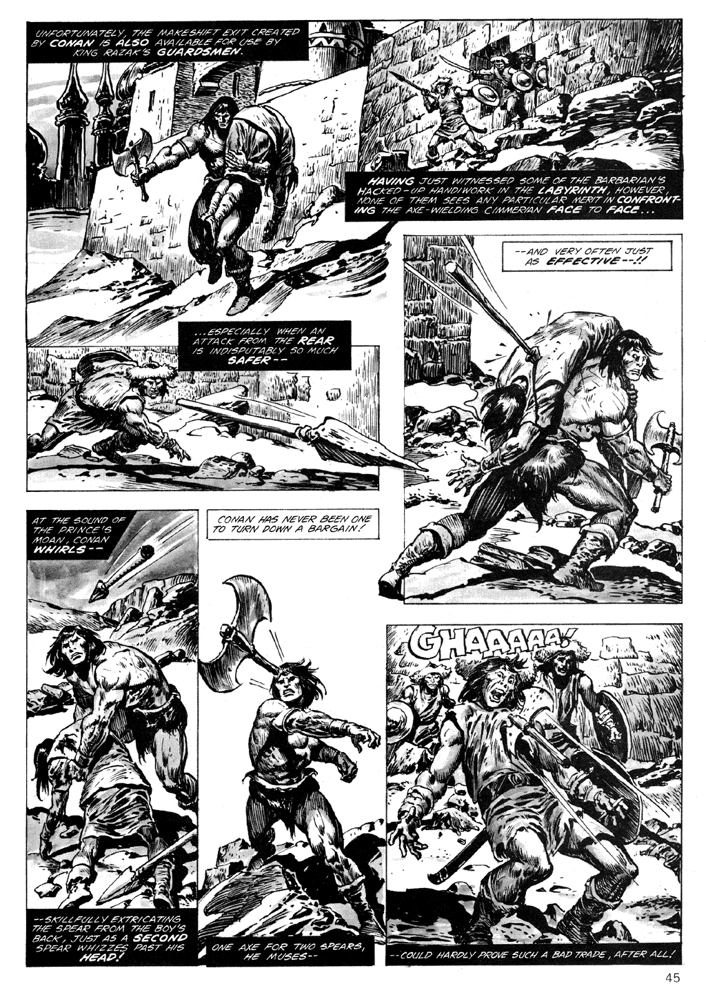 The Savage Sword Of Conan issue 71 - Page 45