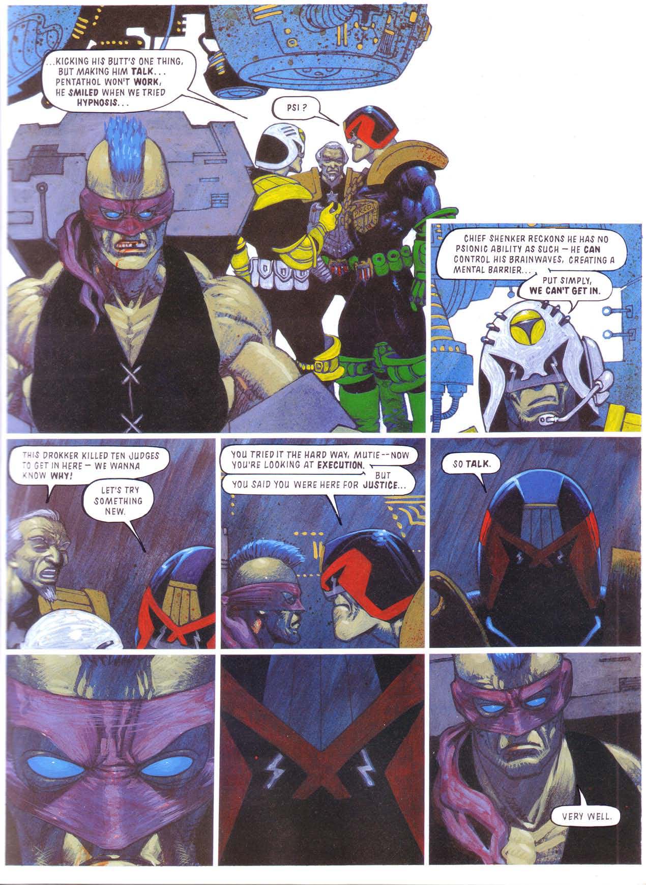 Read online Judge Dredd: Goodnight Kiss comic -  Issue # TPB - 19