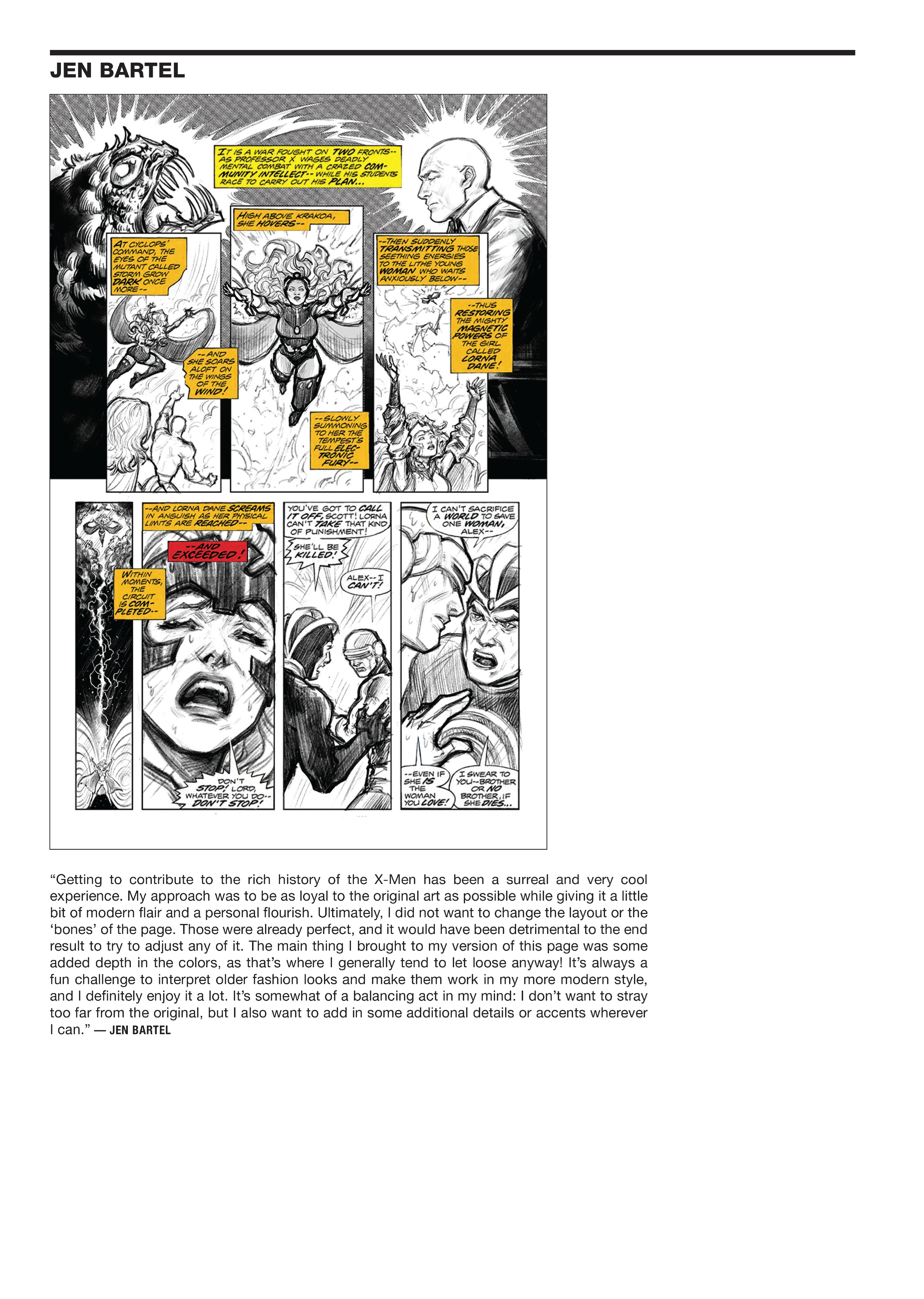 Read online Giant-Size X-Men: Tribute To Wein & Cockrum Gallery Edition comic -  Issue # TPB (Part 2) - 57