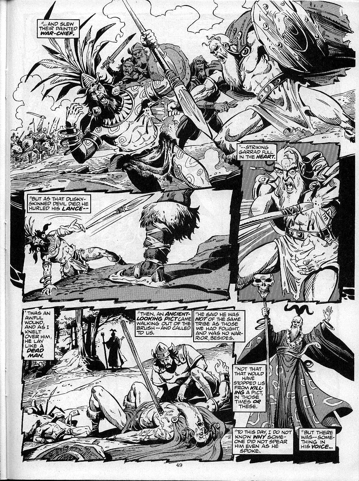 Read online The Savage Sword Of Conan comic -  Issue #203 - 51