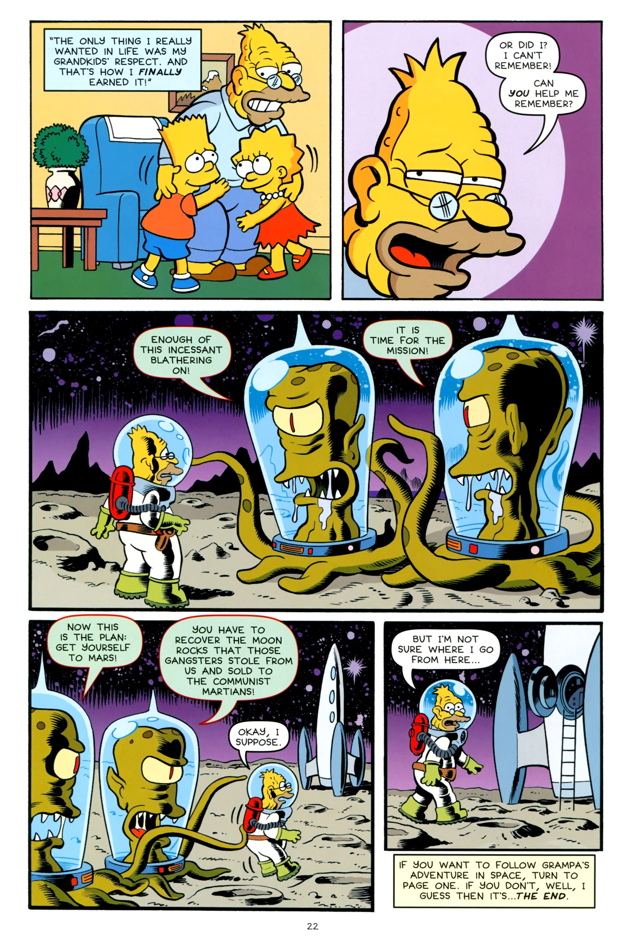Read online Simpsons One-Shot Wonders: Grampa comic -  Issue # Full - 24