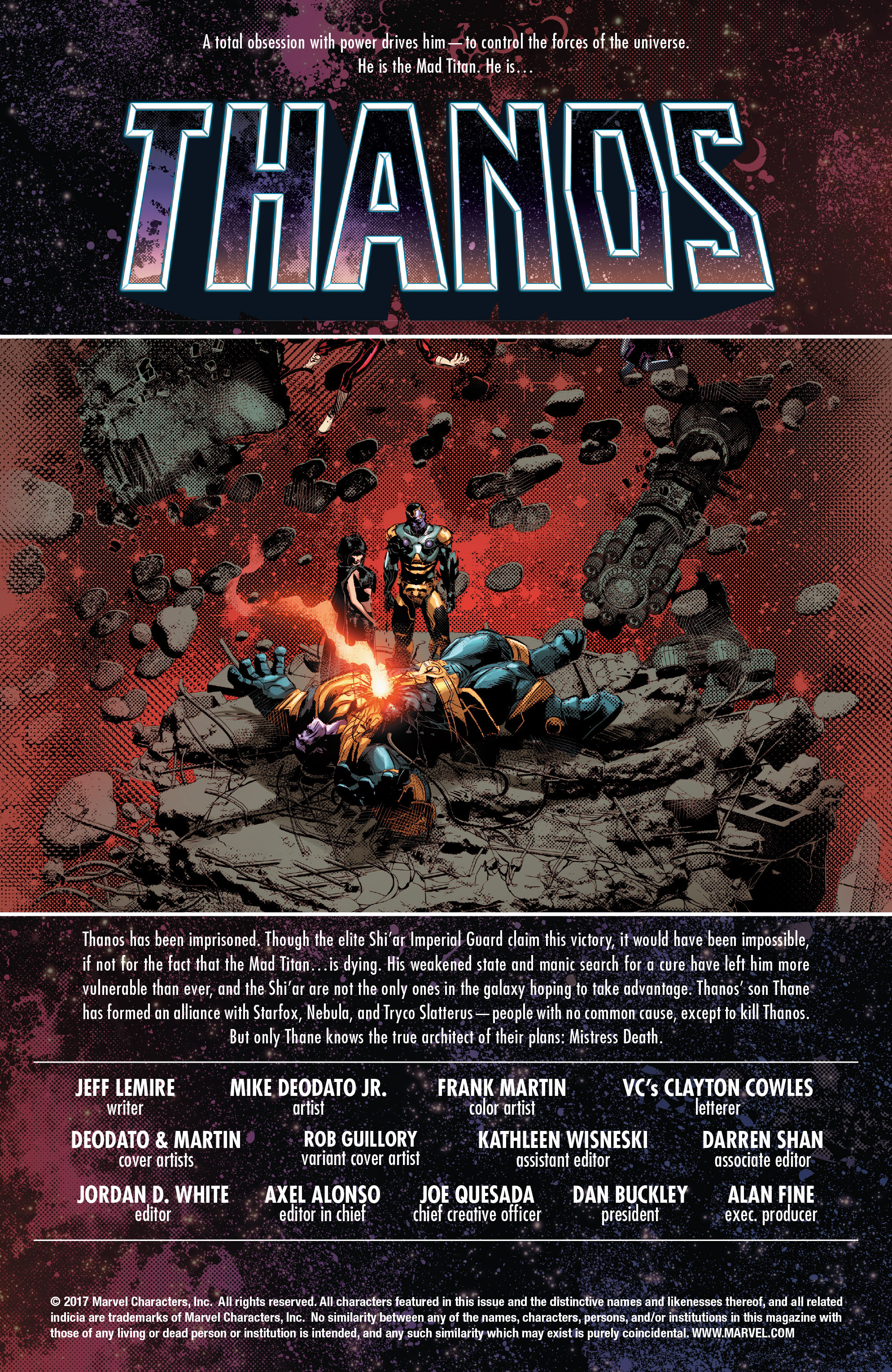 Read online Thanos (2016) comic -  Issue #5 - 2