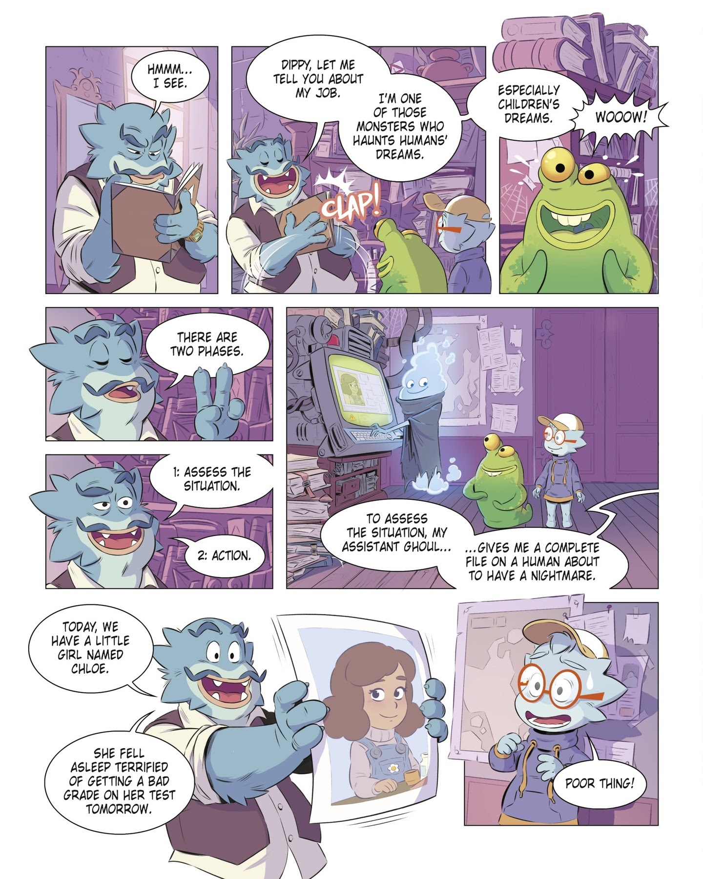 Read online The School for Little Monsters: It's Tough Being Flop comic -  Issue # TPB - 58