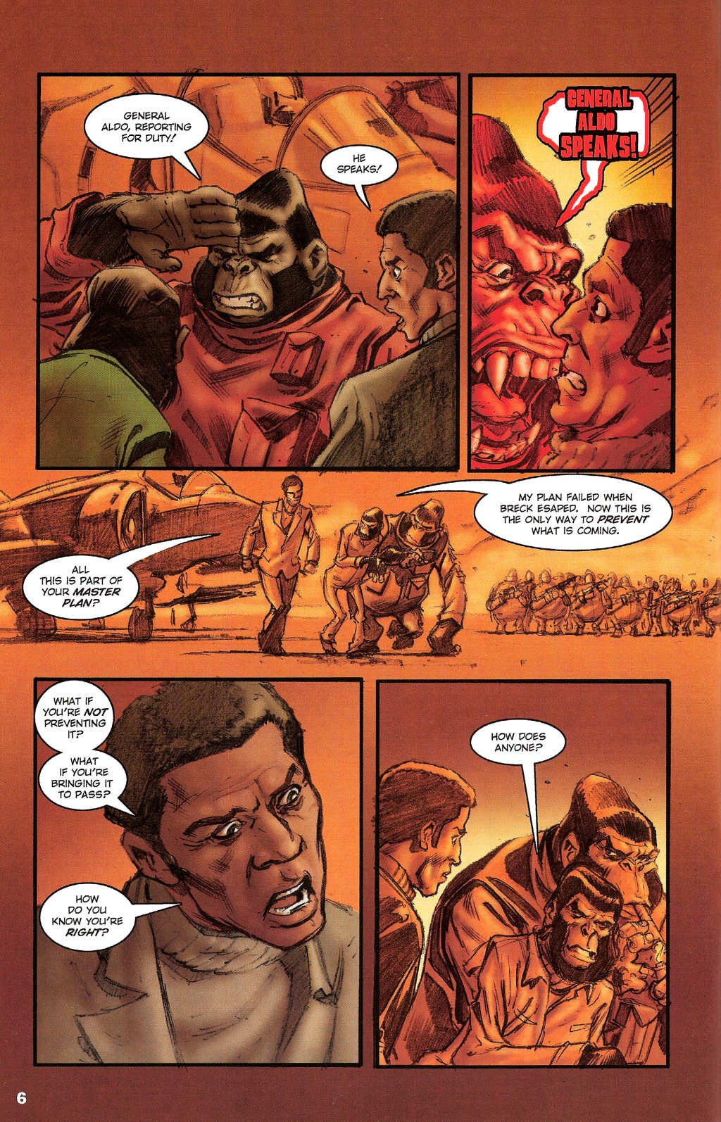 Read online Revolution on the Planet of the Apes comic -  Issue #6 - 6