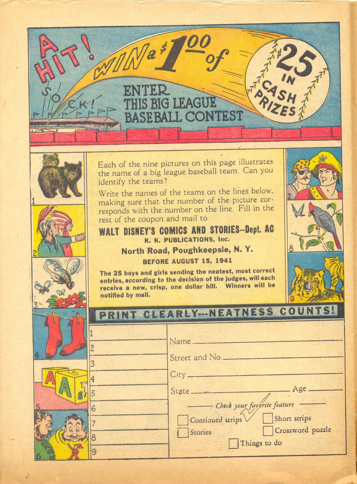 Read online Walt Disney's Comics and Stories comic -  Issue #11 - 64