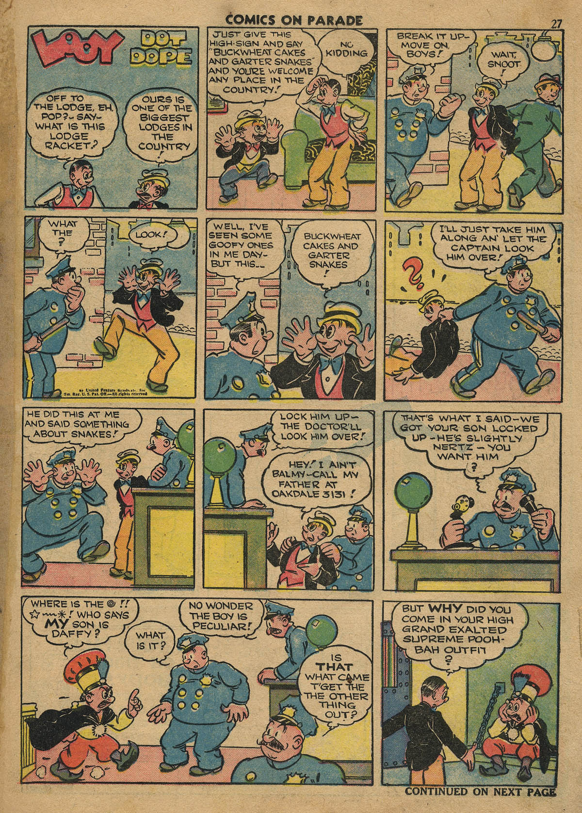 Read online Comics on Parade comic -  Issue #9 - 29