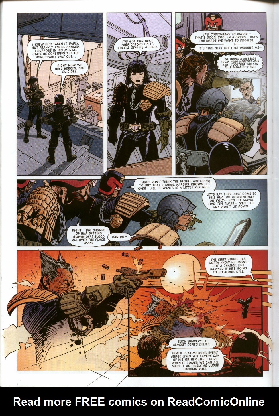 Read online Judge Dredd [Collections - Hamlyn | Mandarin] comic -  Issue # TPB Doomsday For Mega-City One - 126