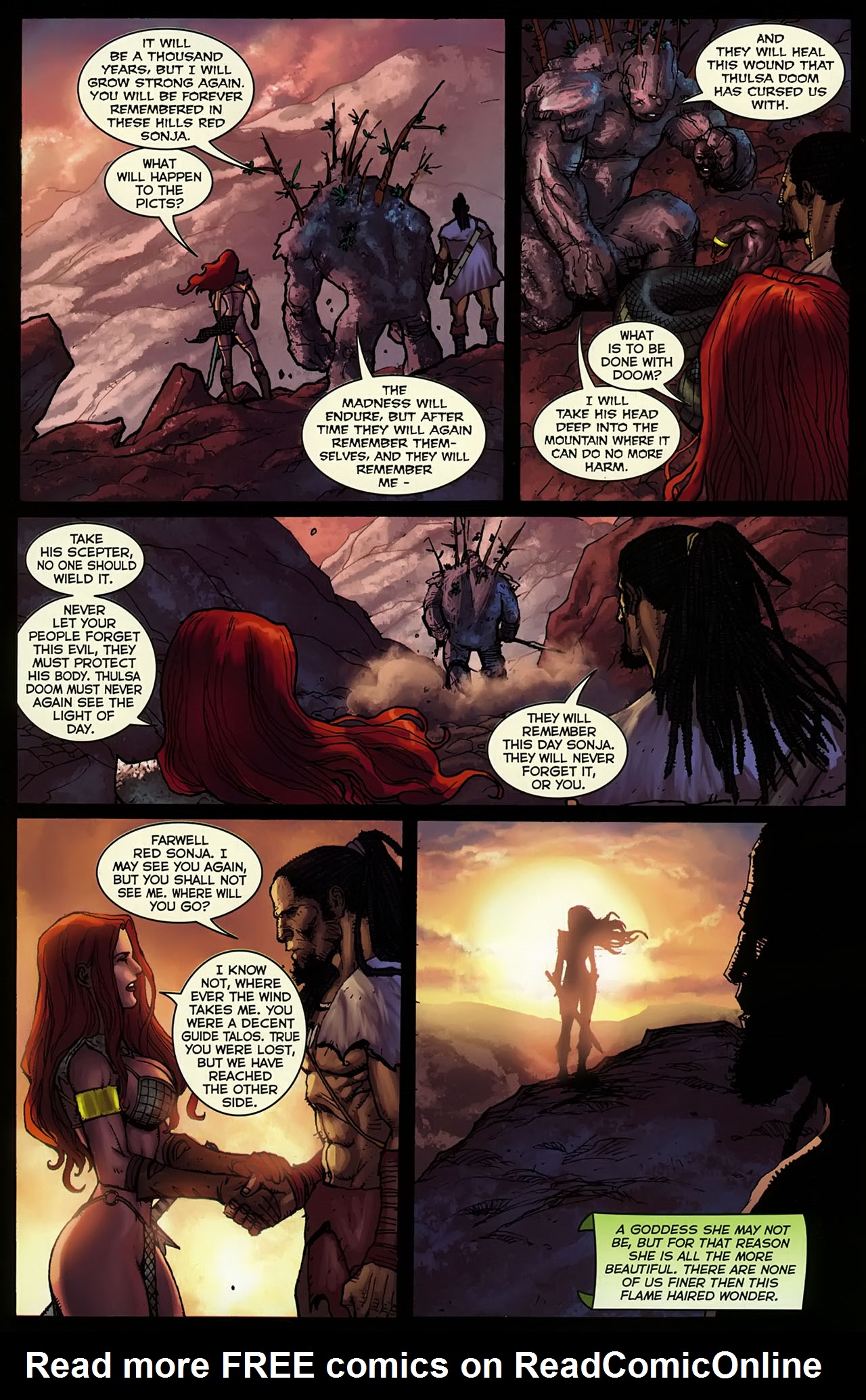 Read online Sword of Red Sonja: Doom of the Gods comic -  Issue #4 - 22