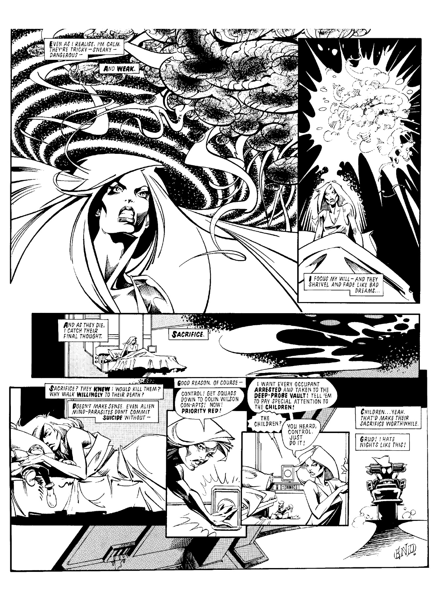 Read online Judge Anderson: The Psi Files comic -  Issue # TPB 3 - 273