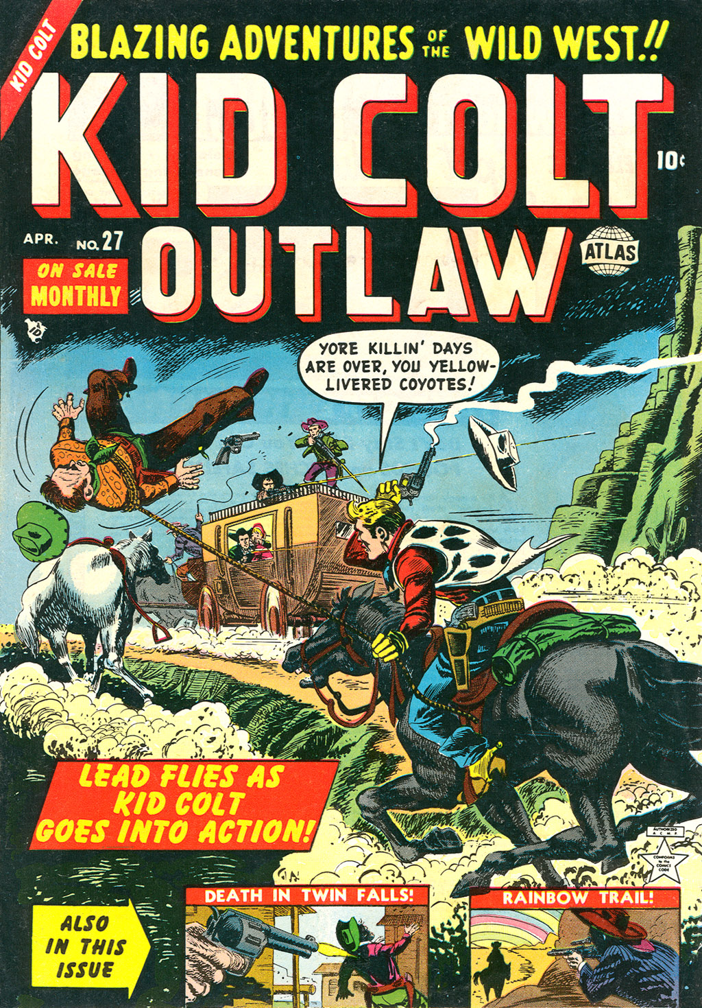 Read online Kid Colt Outlaw comic -  Issue #27 - 1