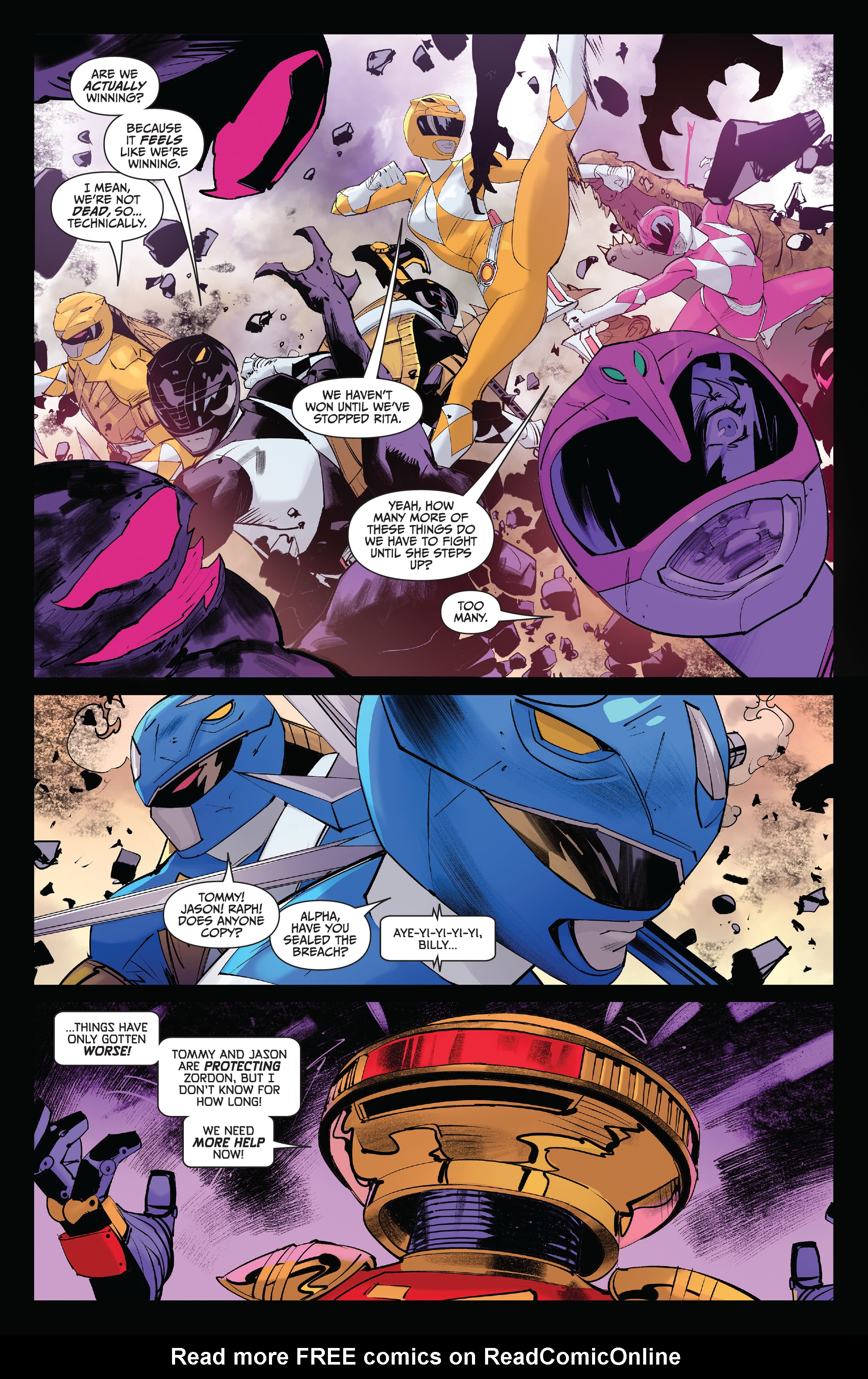 Read online Mighty Morphin Power Rangers/ Teenage Mutant Ninja Turtles II comic -  Issue #2 - 21
