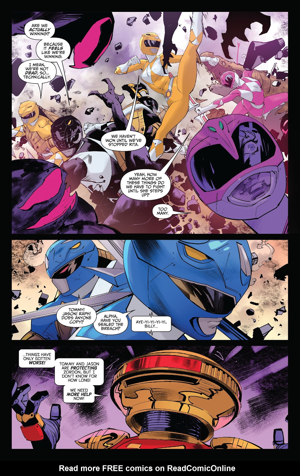 Mighty Morphin Power Rangers/ Teenage Mutant Ninja Turtles II issue 2 - Page 21