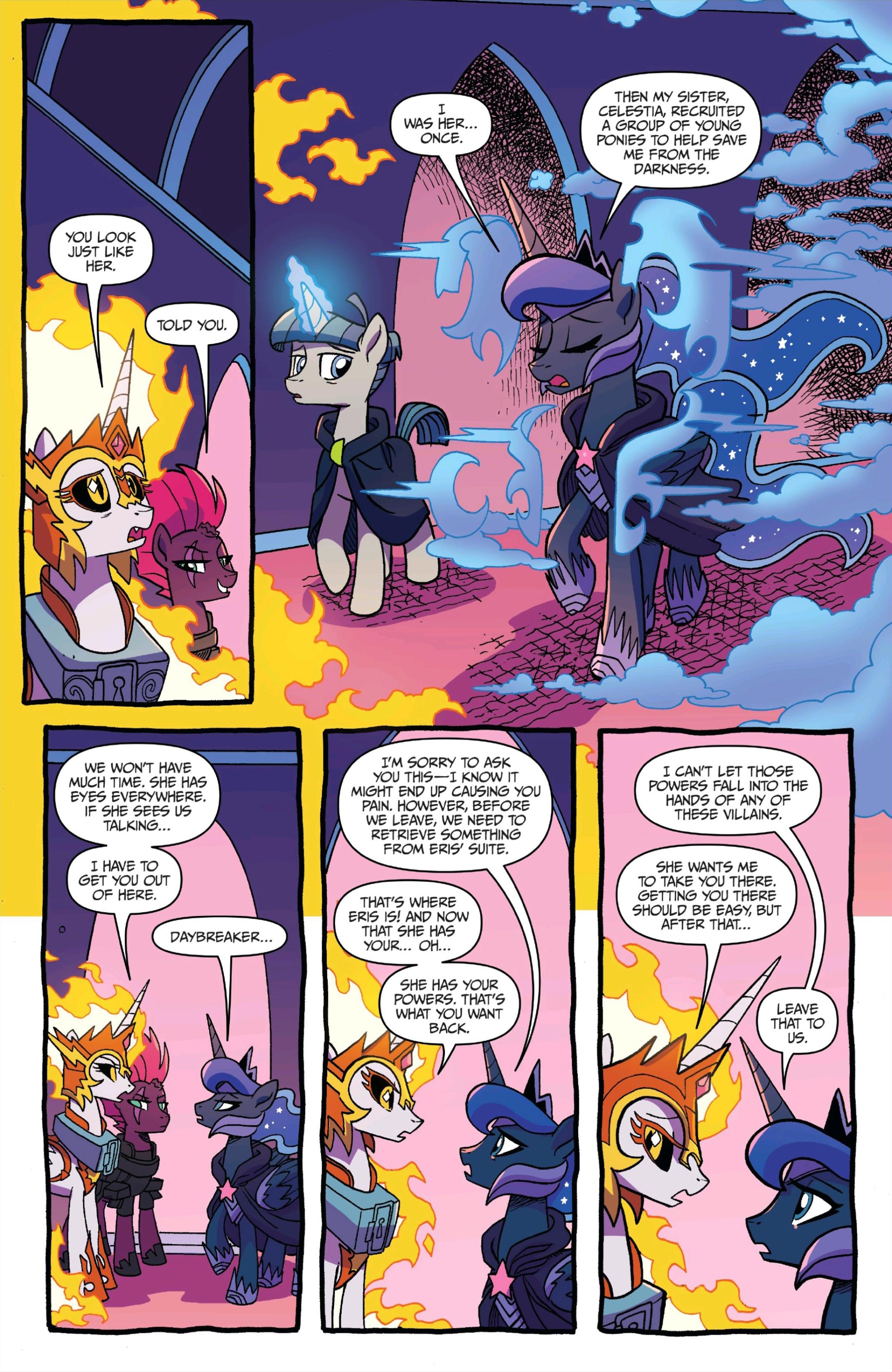 Read online My Little Pony: Nightmare Knights comic -  Issue #5 - 6