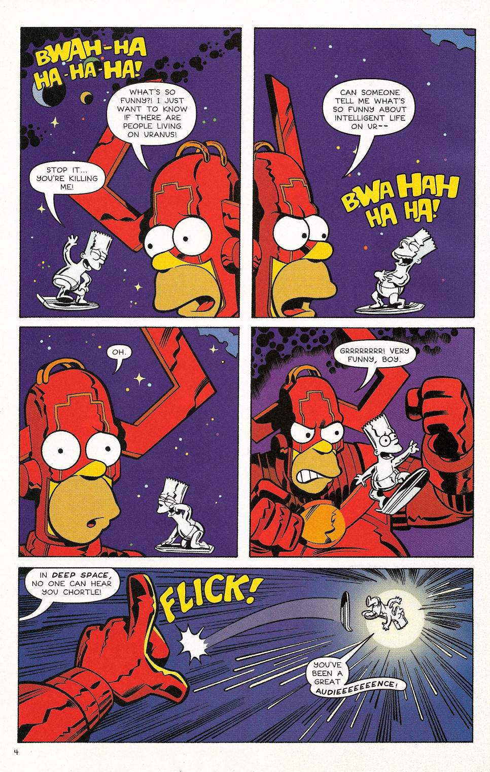 Read online Bongo Comics Presents Simpsons Super Spectacular comic -  Issue #3 - 5