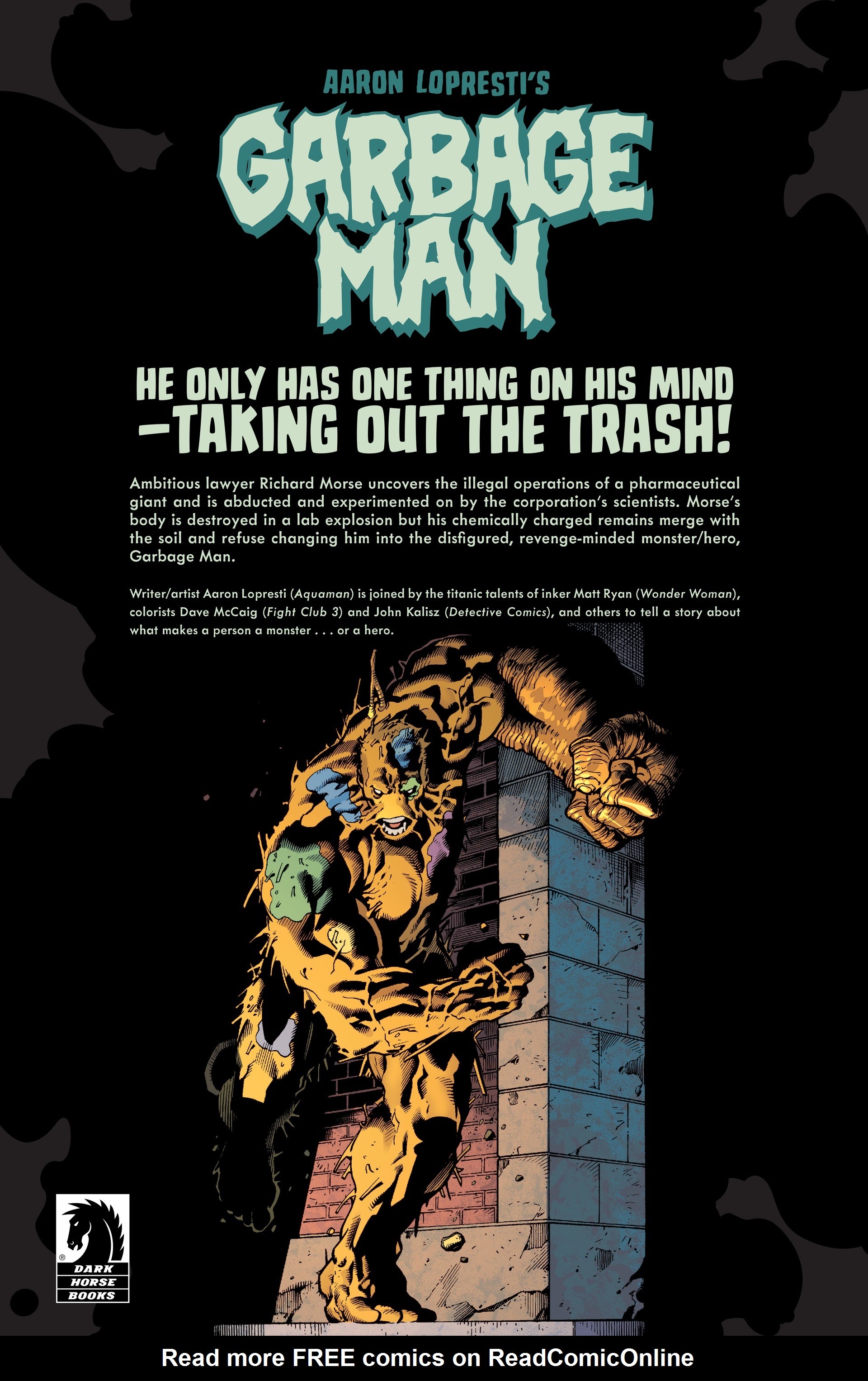Read online Garbage Man comic -  Issue # TPB - 131