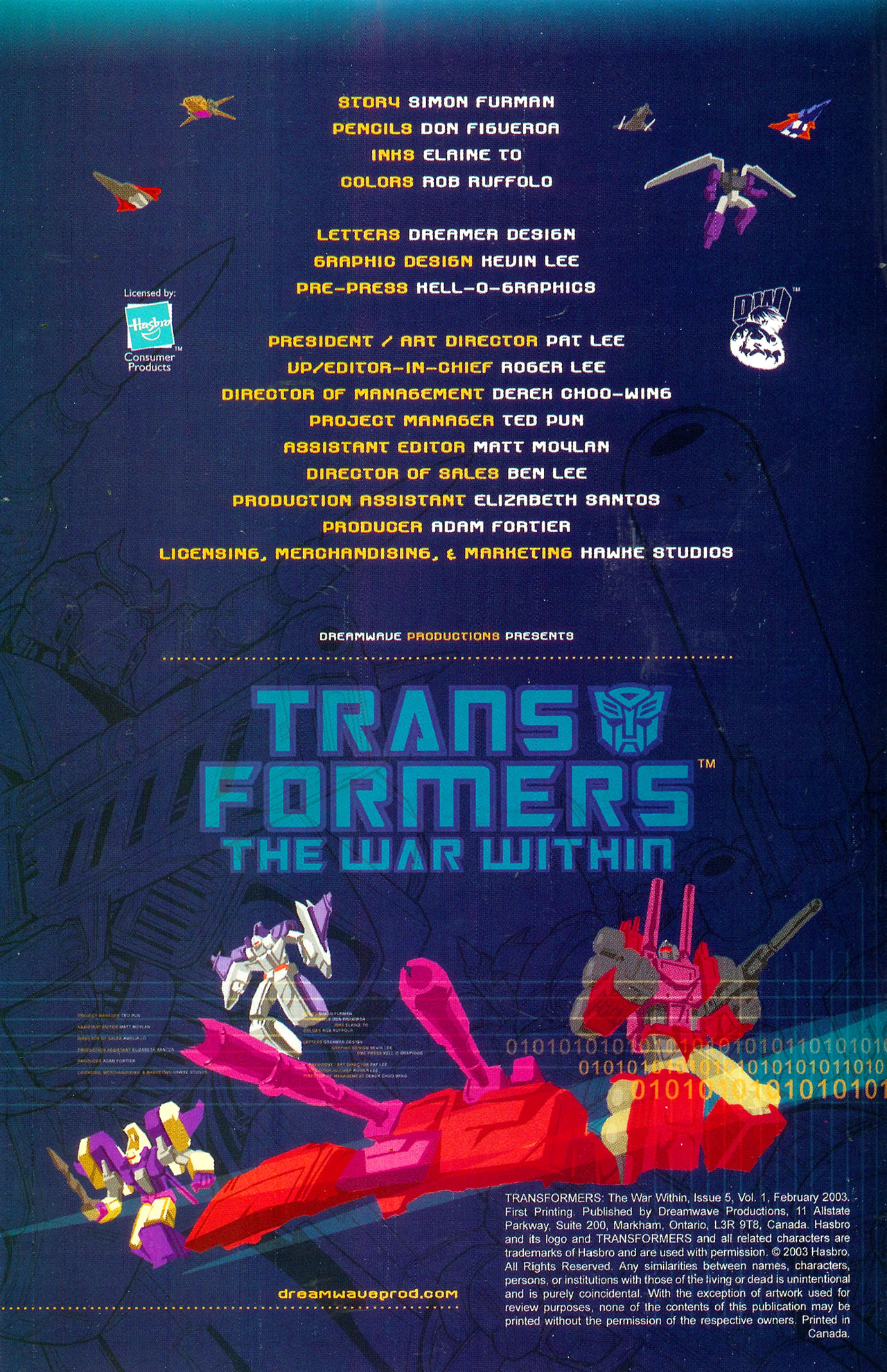 Read online Transformers: The War Within comic -  Issue #5 - 3