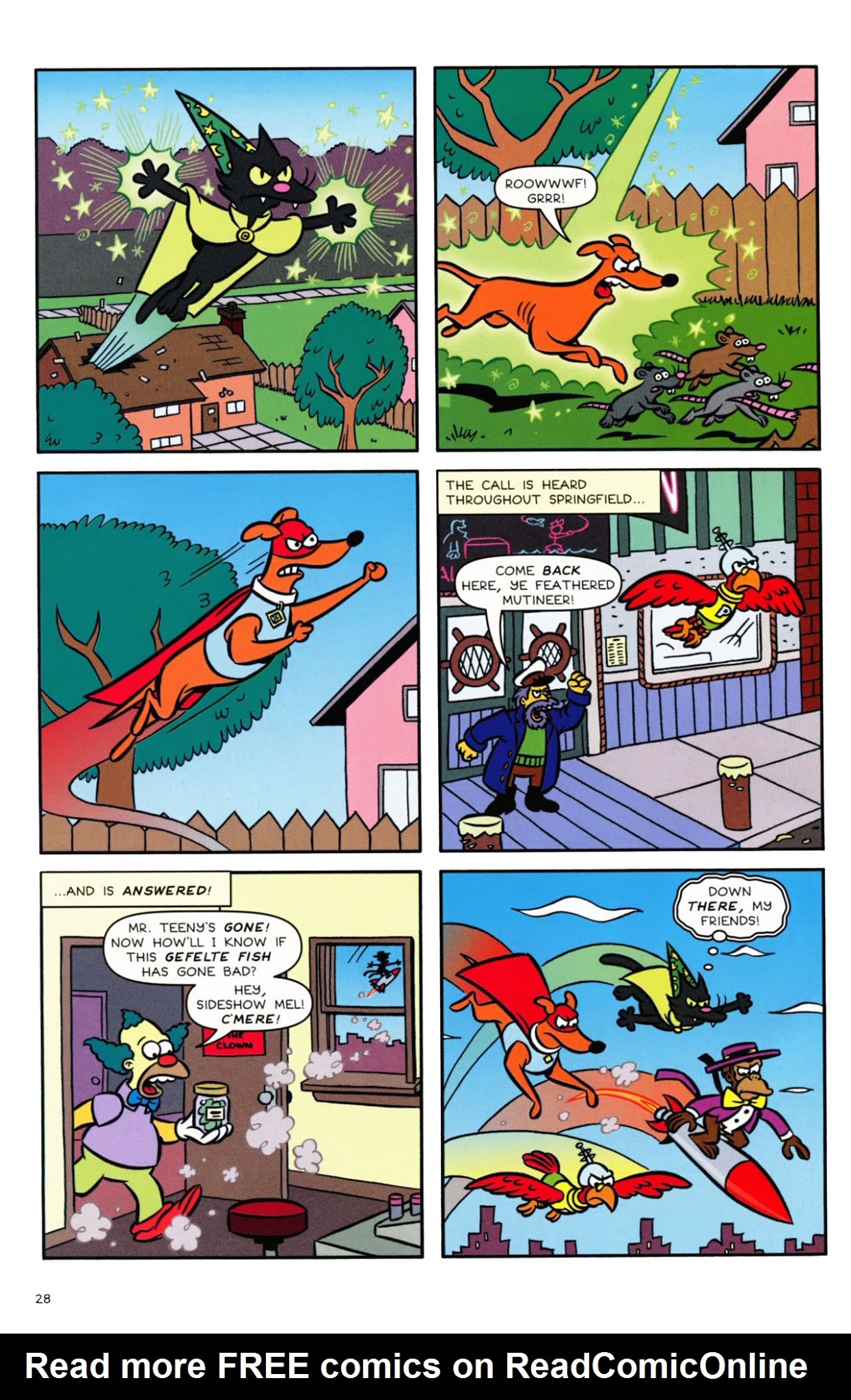 Read online Bongo Comics Presents Simpsons Super Spectacular comic -  Issue #10 - 30