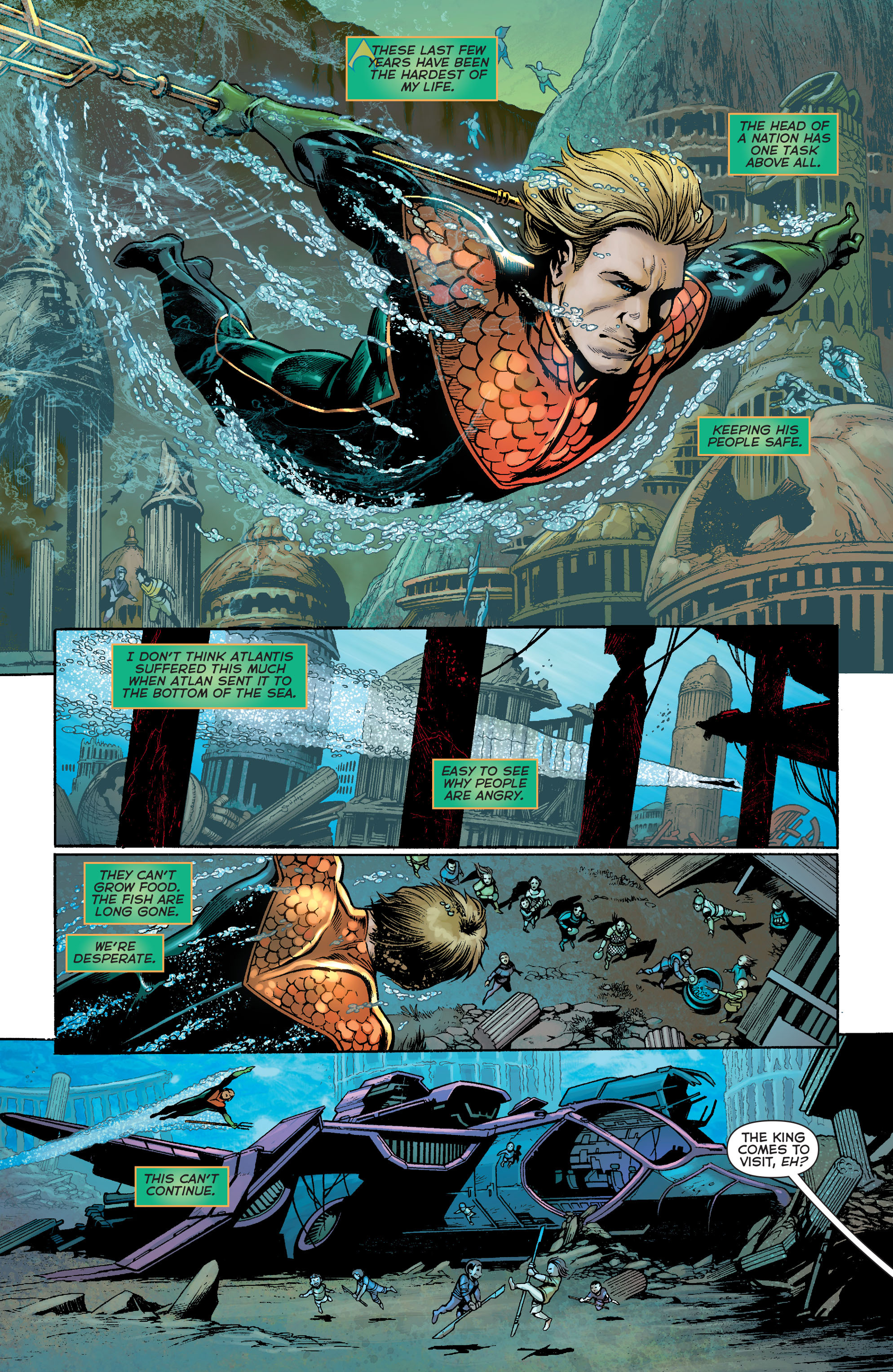 Read online Aquaman: Futures End comic -  Issue #Aquaman: Futures End Full - 14