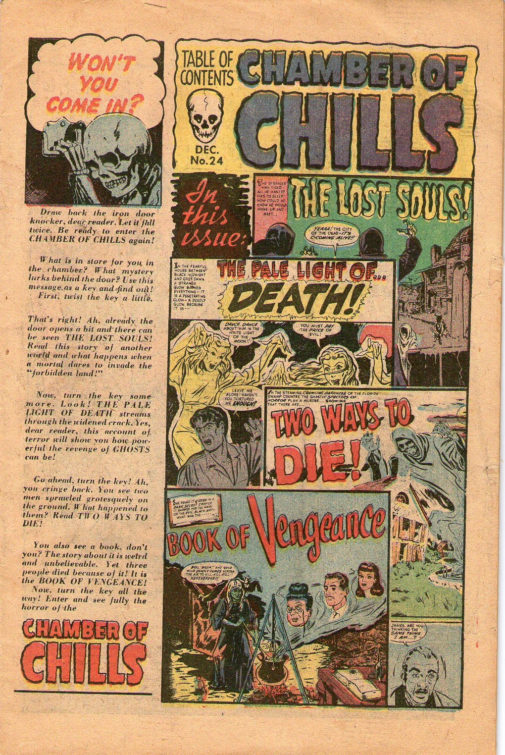 Read online Chamber of Chills (1951) comic -  Issue #24 - 3