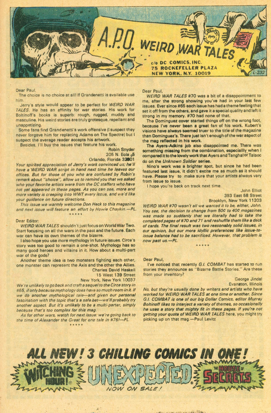 Read online Weird War Tales (1971) comic -  Issue #75 - 33