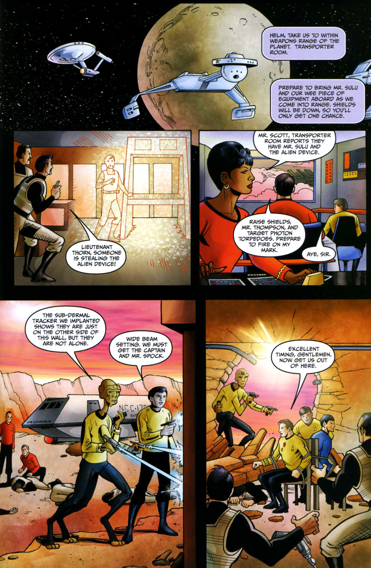 Read online Star Trek Year Four: The Enterprise Experiment comic -  Issue #4 - 23