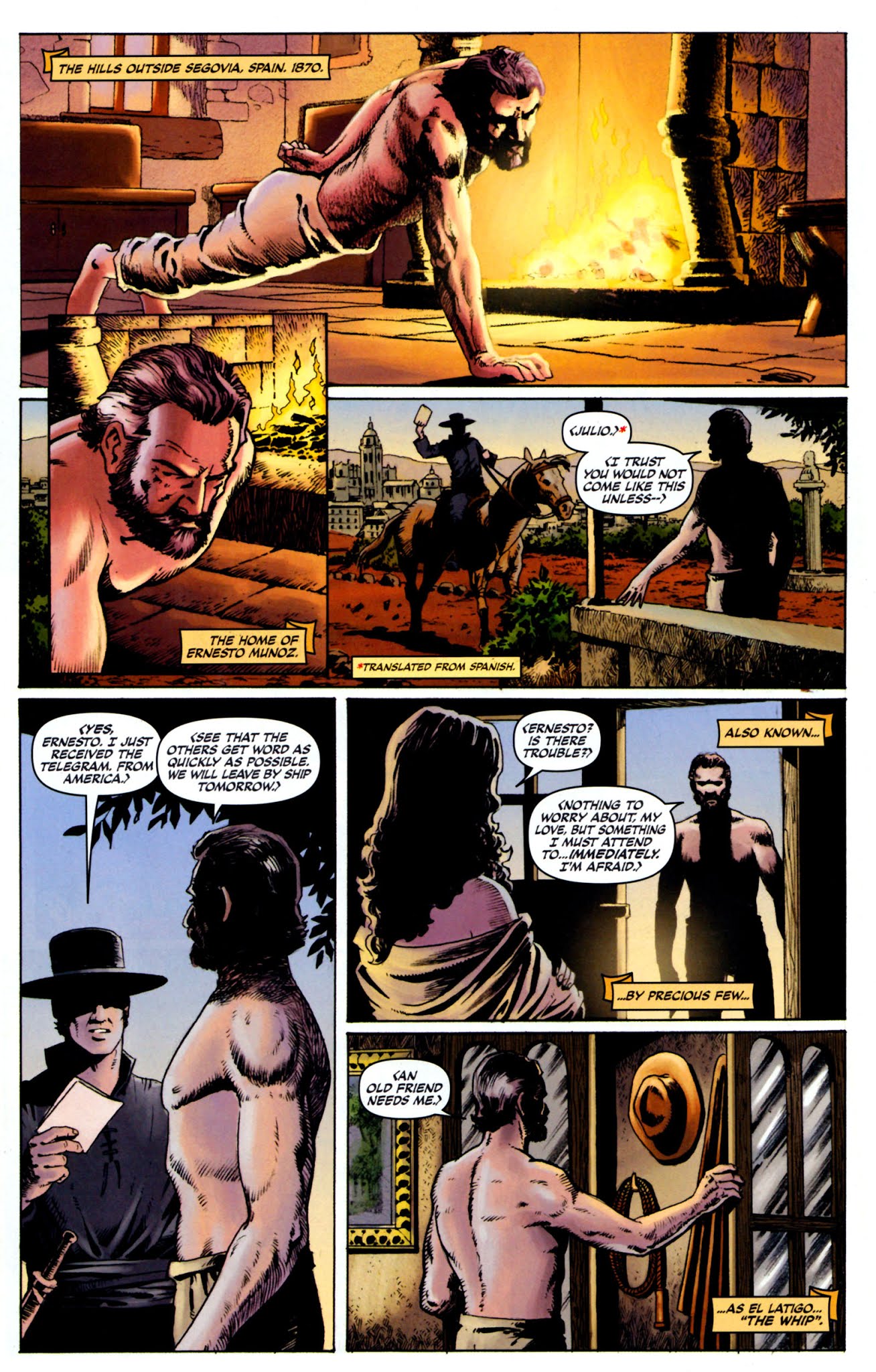 Read online The Lone Ranger & Zorro: The Death of Zorro comic -  Issue #2 - 4